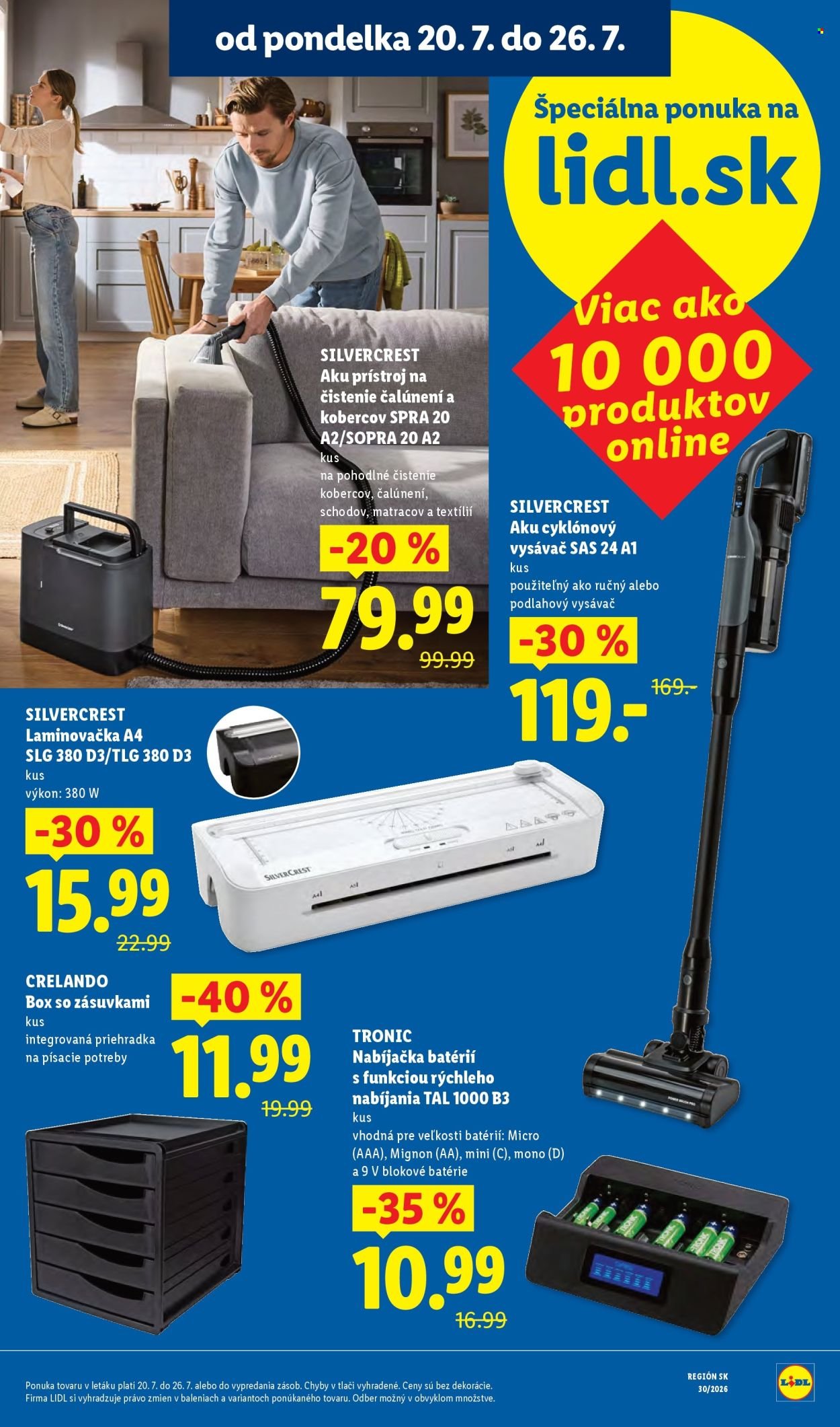 LIDL leták - Od pondelka 20.7.2026