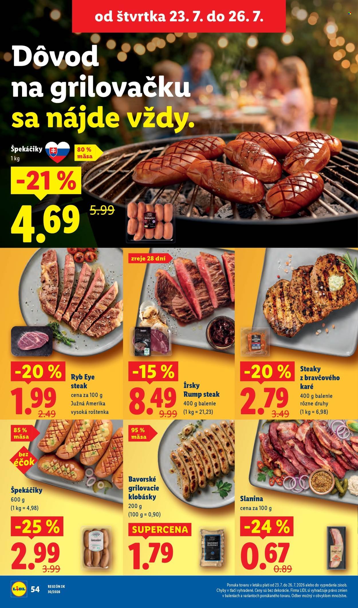 LIDL leták - Od pondelka 20.7.2026