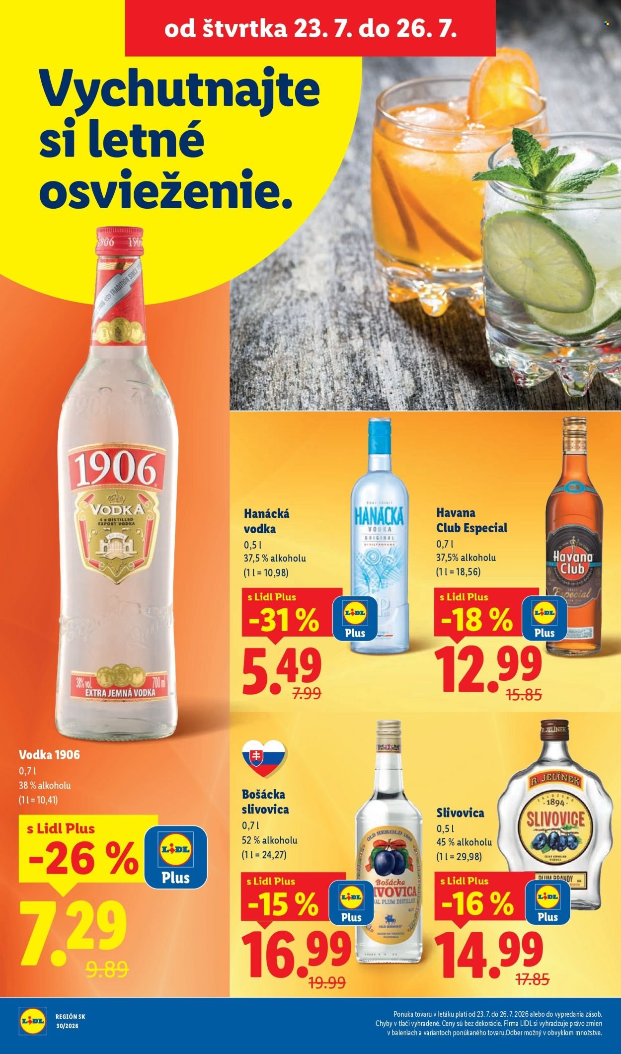 LIDL leták - Od pondelka 20.7.2026