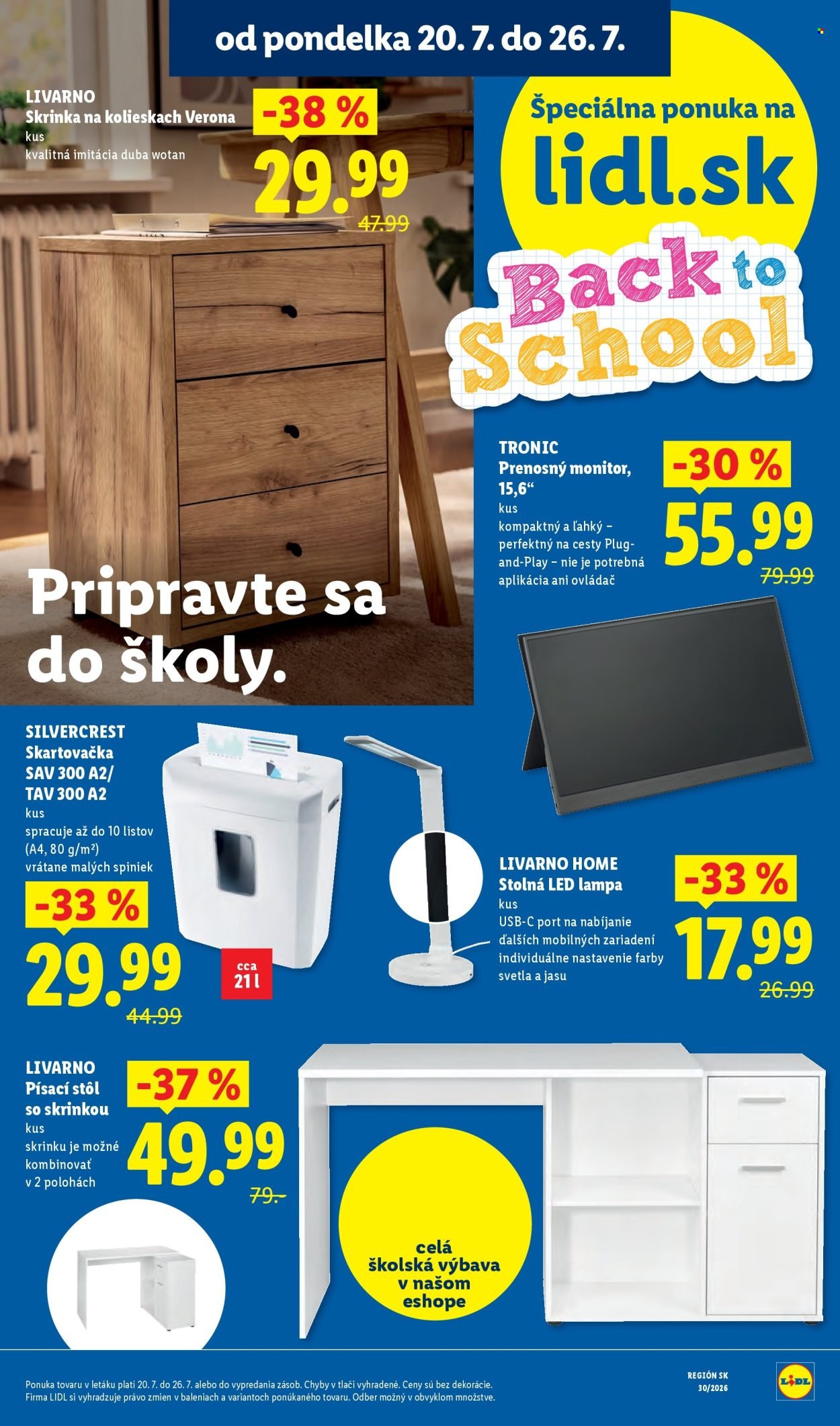 LIDL leták - Od pondelka 20.7.2026