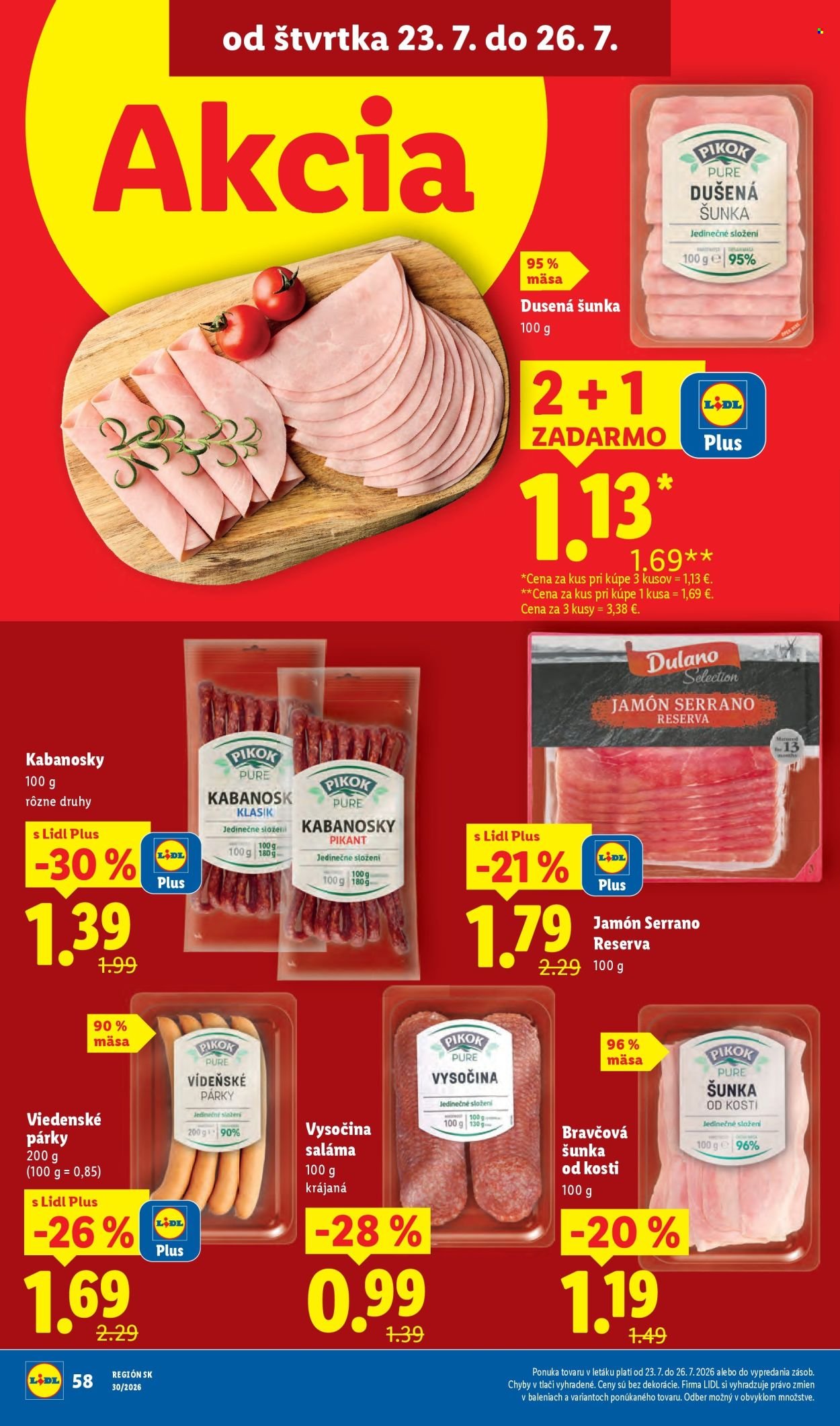 LIDL leták - Od pondelka 20.7.2026
