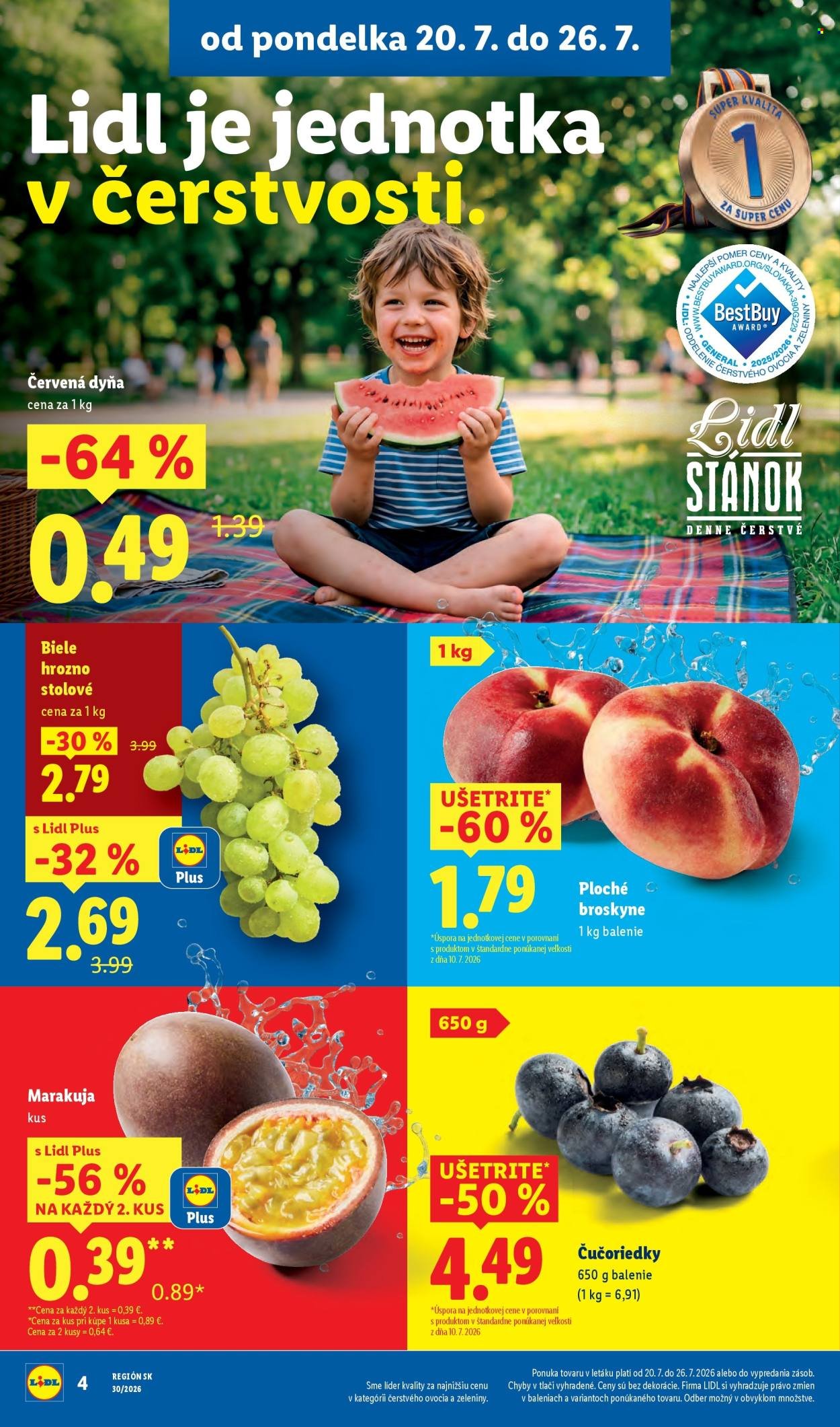 LIDL leták - Od pondelka 20.7.2026