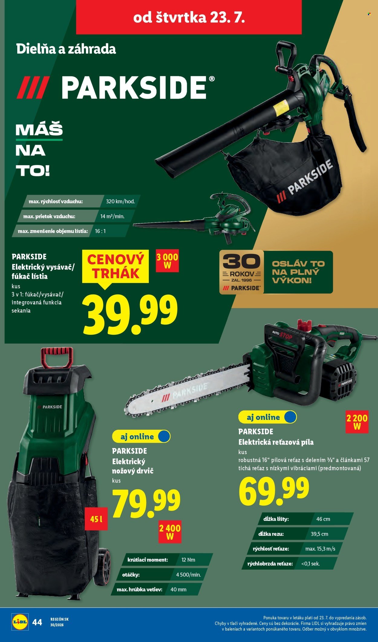 LIDL leták - Od pondelka 20.7.2026