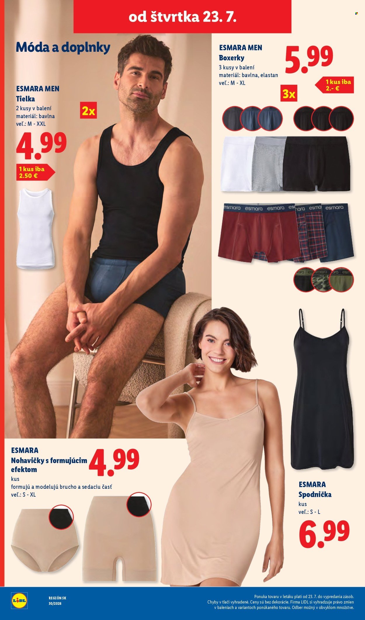 LIDL leták - Od pondelka 20.7.2026