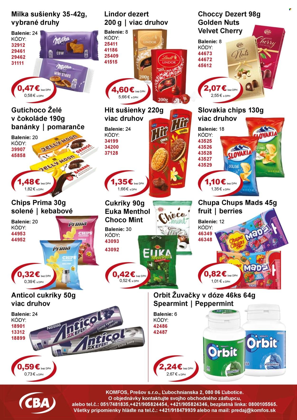 CBA KOMFOS leták - Výhodná ponuka VEĽKOOBCHOD