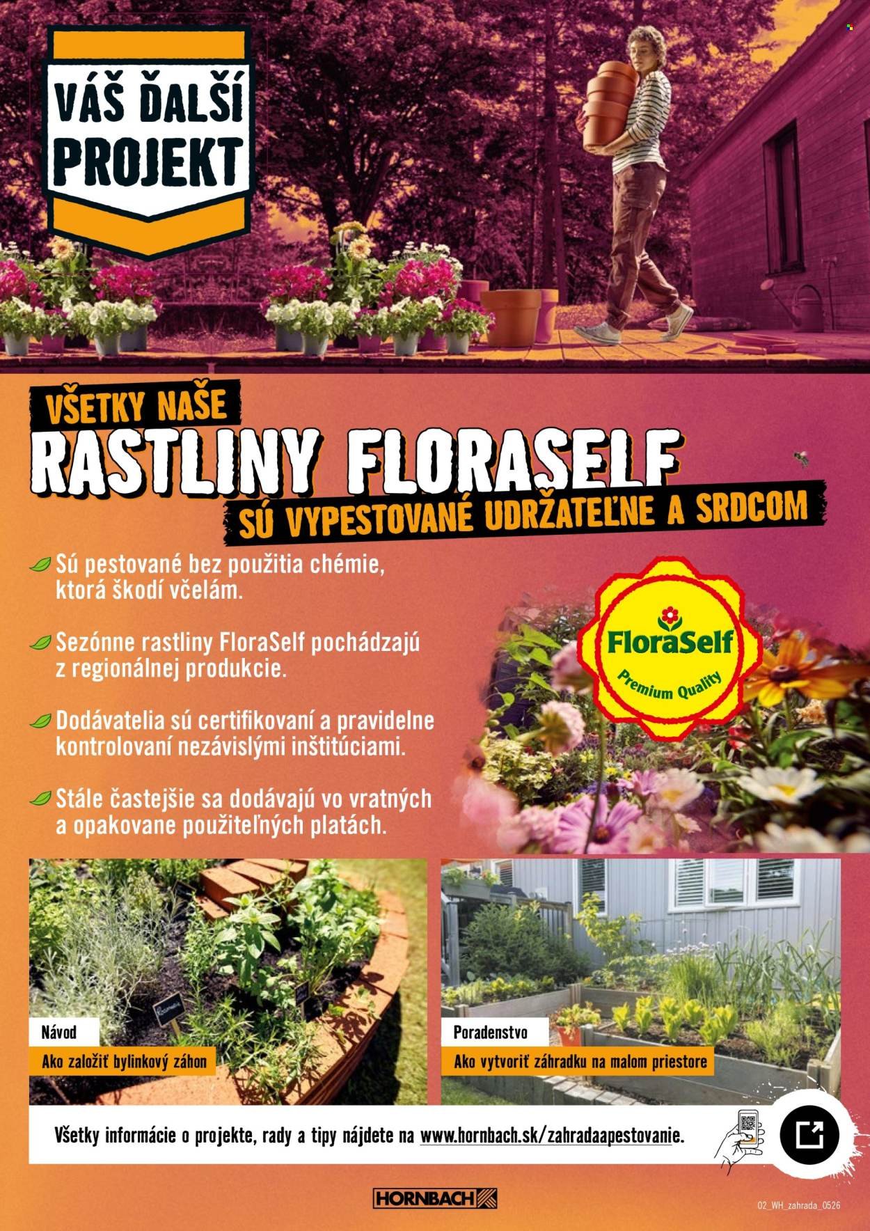 HORNBACH leták - Váš ďalší projekt - Trvalky (2026-05-06 - 2026-05-20) | 2