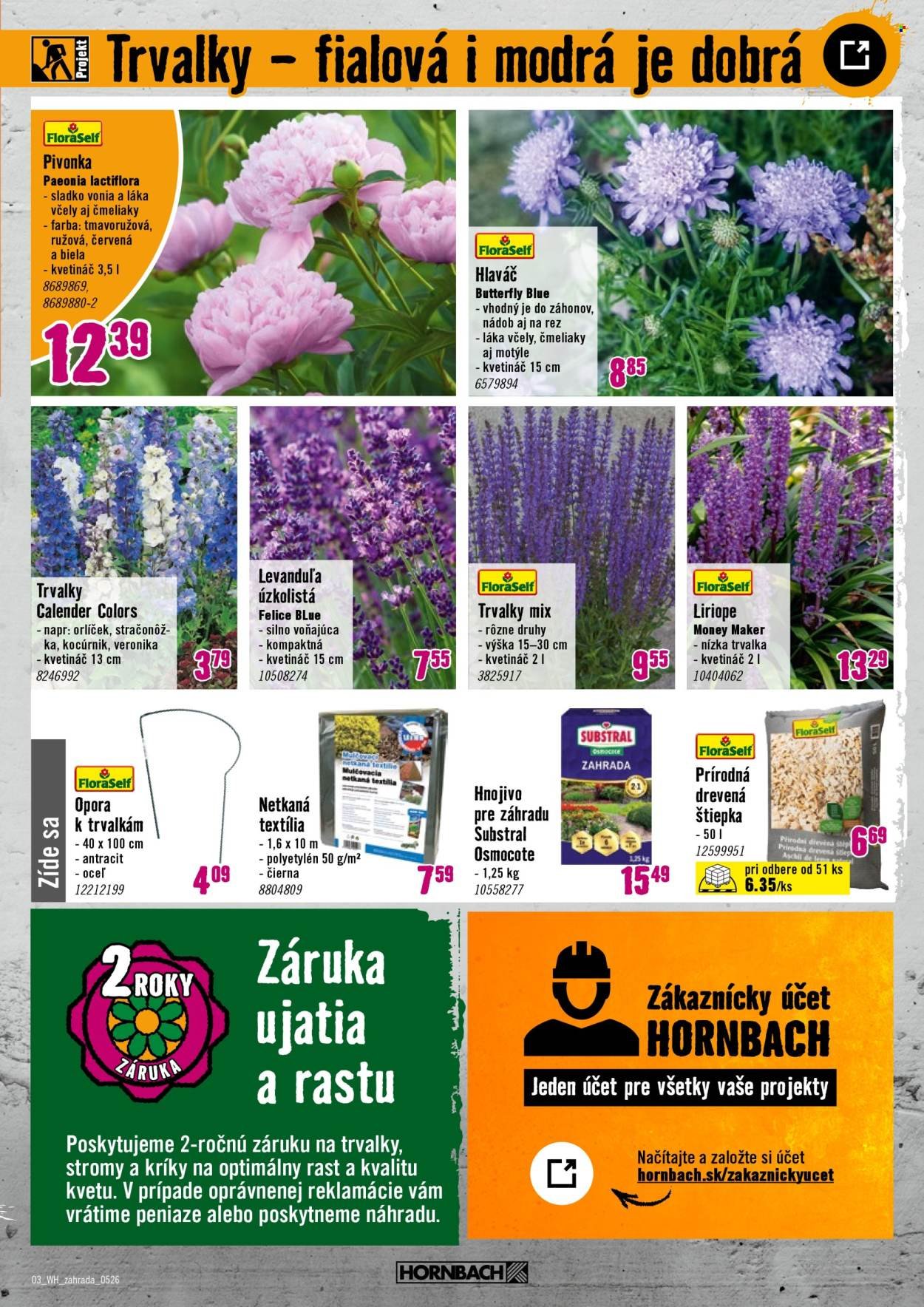 HORNBACH leták - Váš ďalší projekt - Trvalky (2026-05-06 - 2026-05-20) | 3
