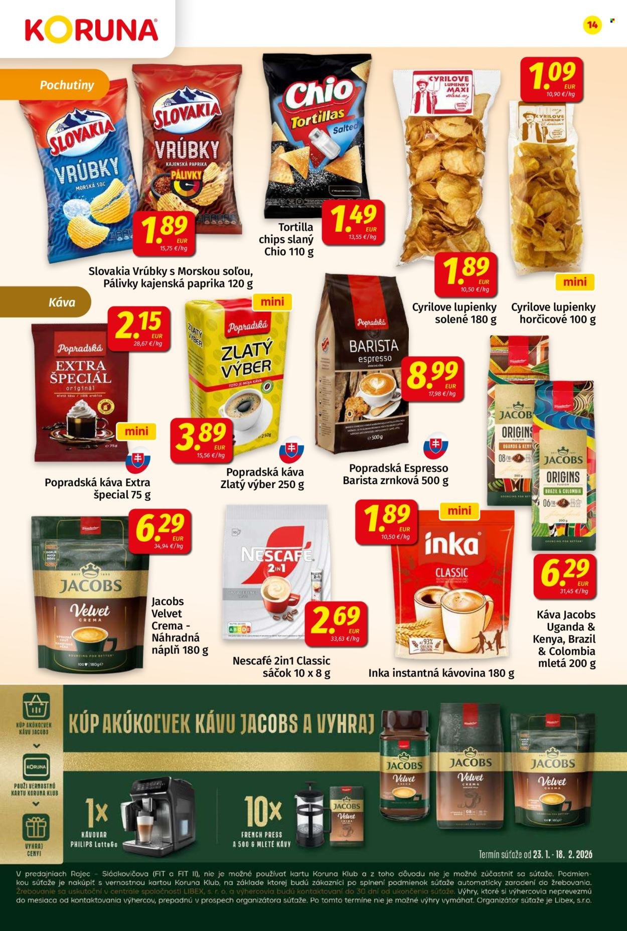 POTRAVINY KORUNA leták - Od piatka 6.2.2026 (2026-02-06 - 2026-02-18) | 14