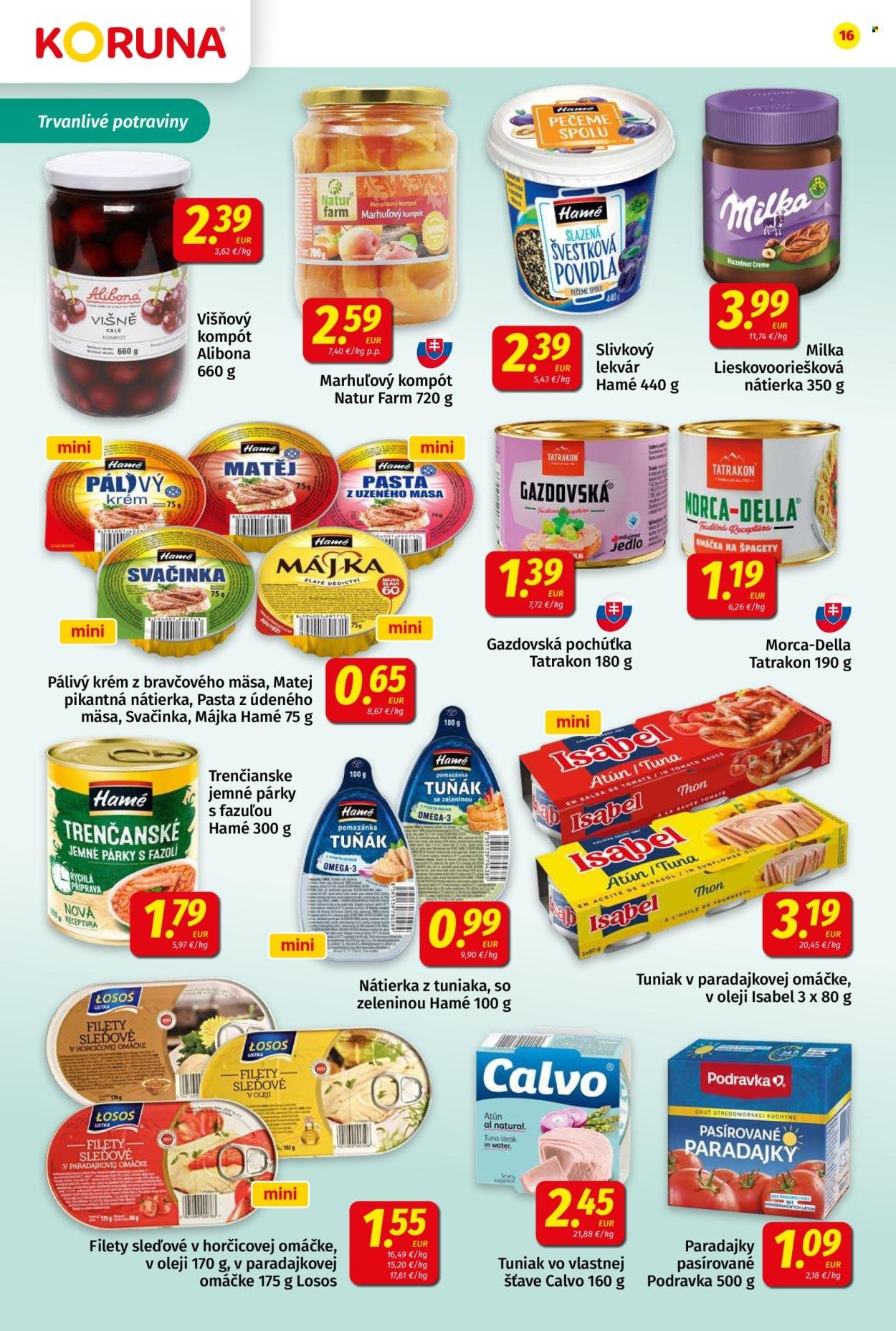 POTRAVINY KORUNA leták - Od piatka 6.2.2026 (2026-02-06 - 2026-02-18) | 16