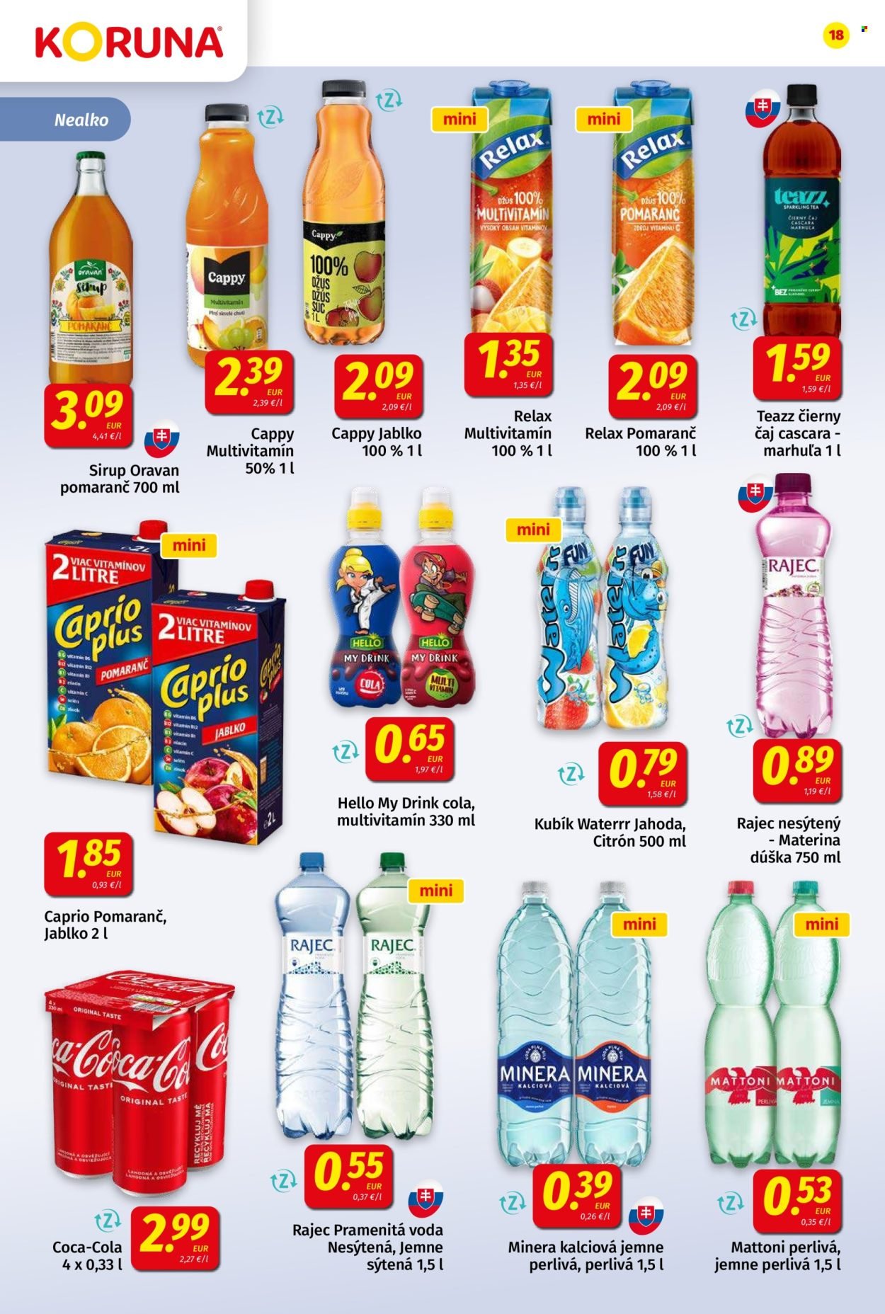 POTRAVINY KORUNA leták - Od piatka 6.2.2026 (2026-02-06 - 2026-02-18) | 18