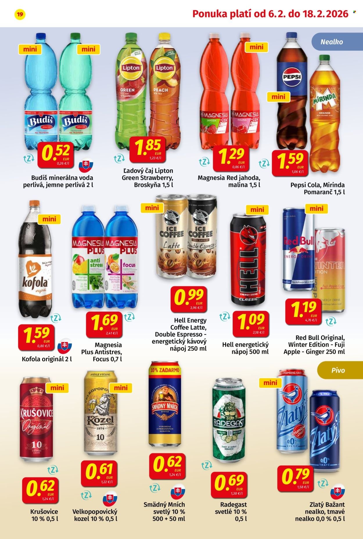 POTRAVINY KORUNA leták - Od piatka 6.2.2026 (2026-02-06 - 2026-02-18) | 19
