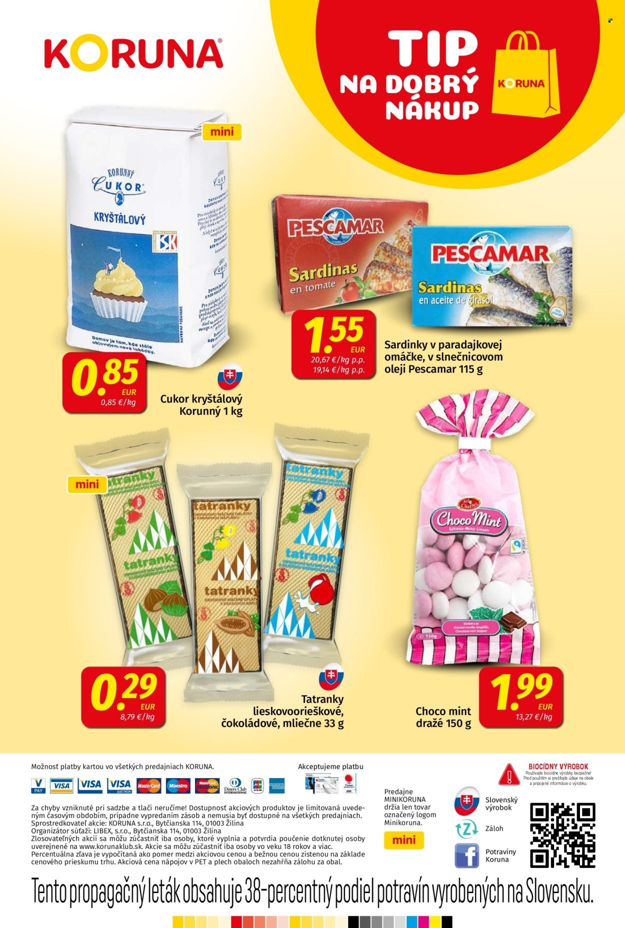 POTRAVINY KORUNA leták - Od piatka 6.2.2026 (2026-02-06 - 2026-02-18) | 24