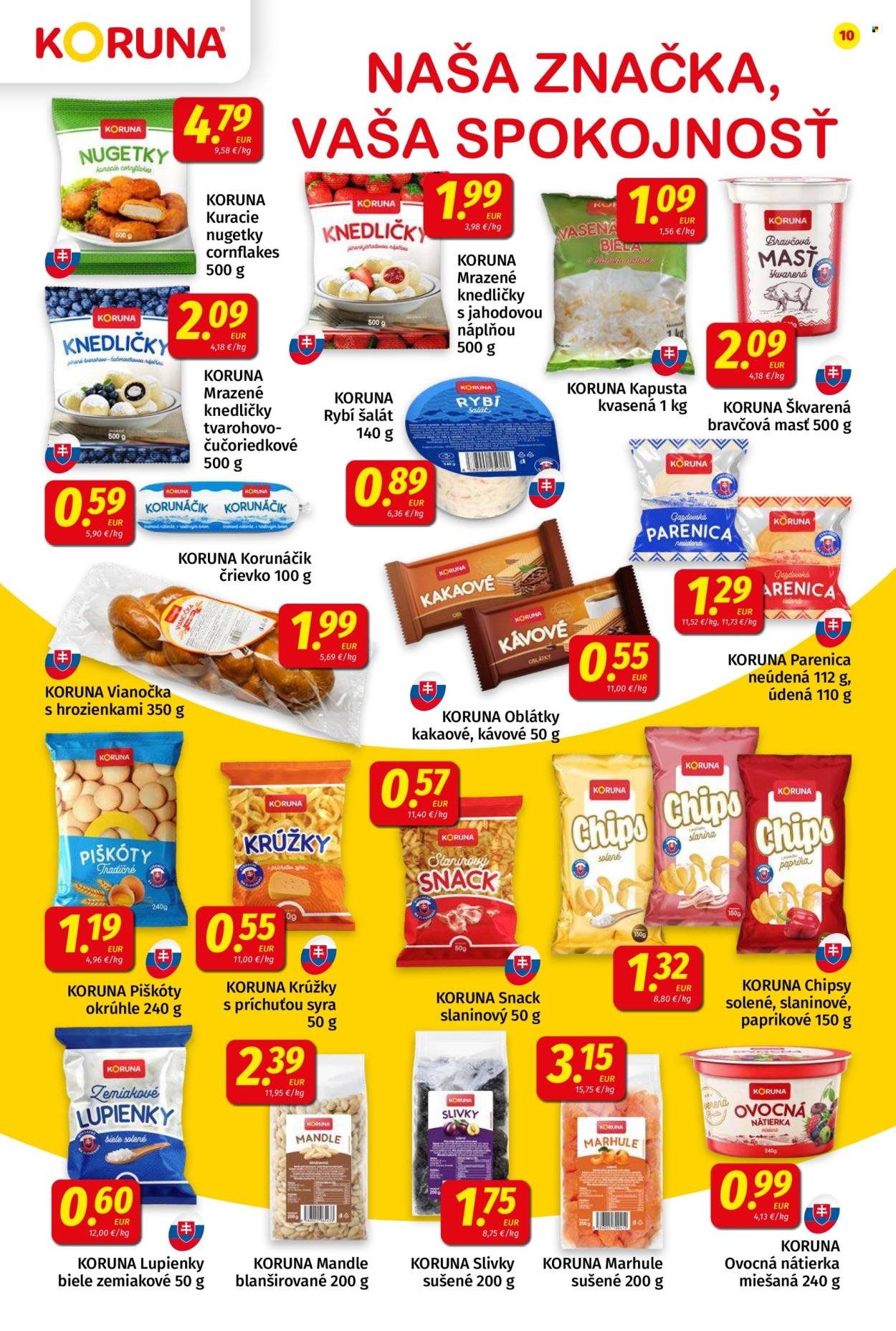 POTRAVINY KORUNA leták - Od piatka 6.2.2026 (2026-02-06 - 2026-02-18) | 10