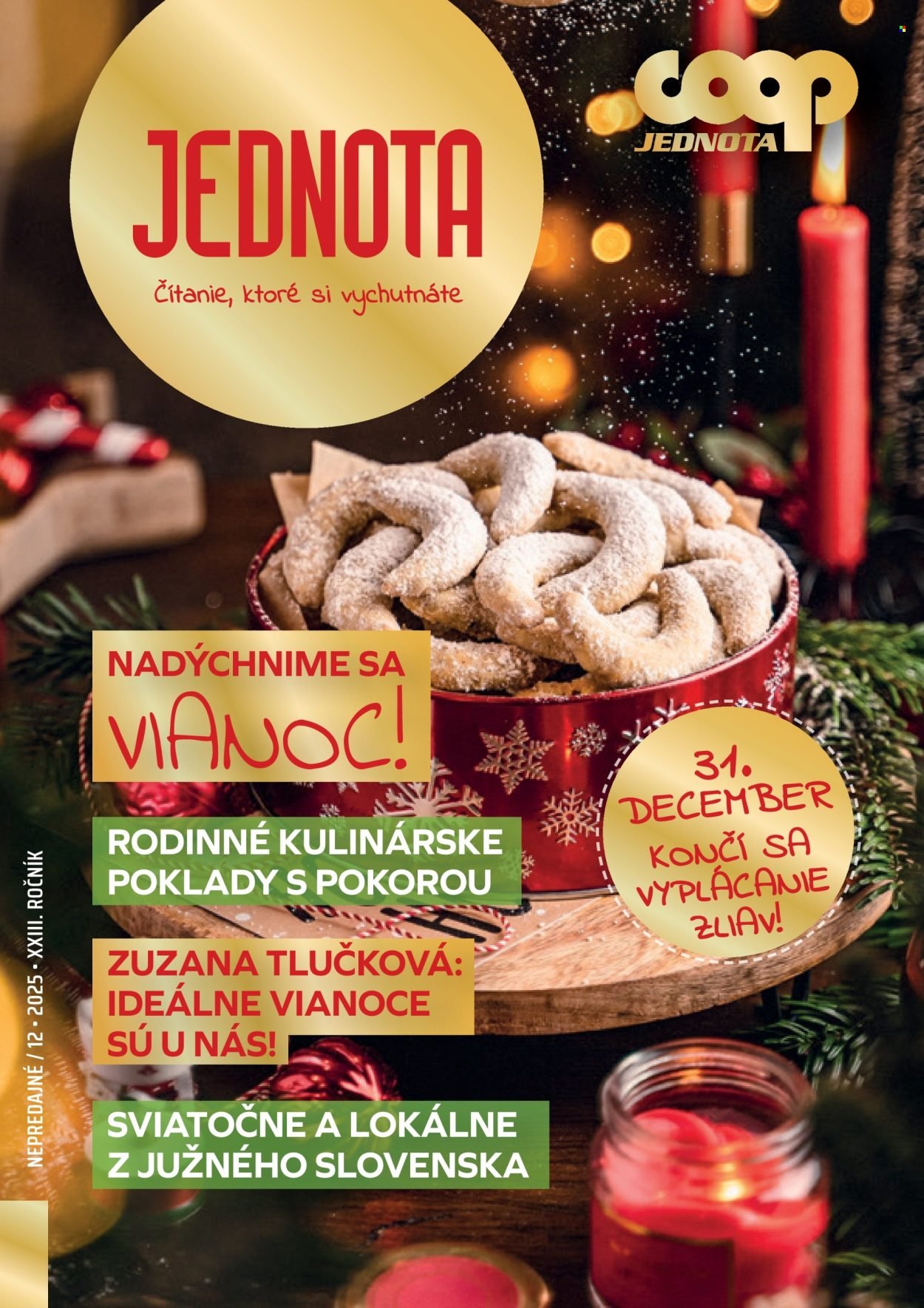 COOP JEDNOTA leták - Od pondelka 1.12.2025 (2025-12-01 - 2025-12-31) | 1