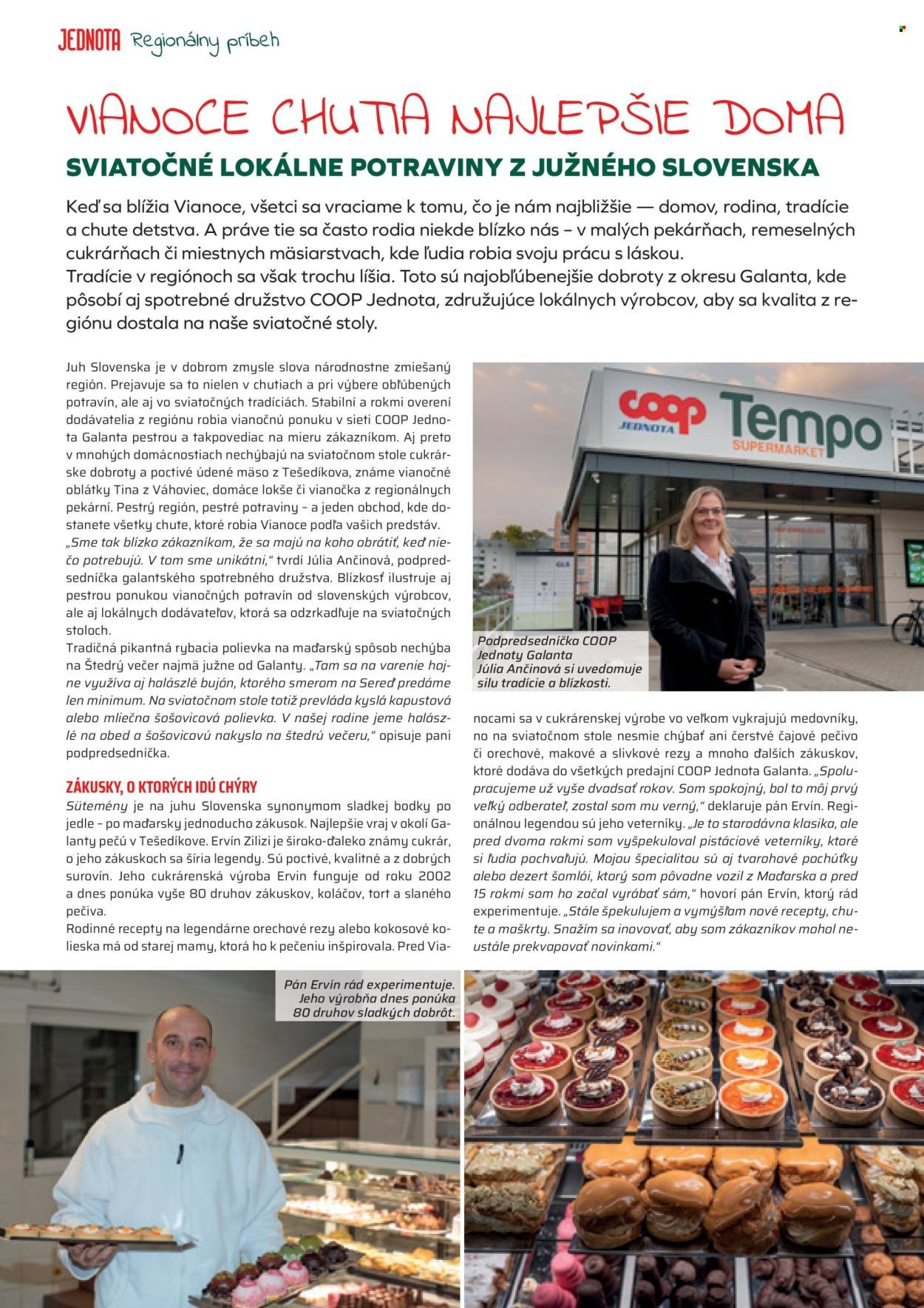COOP JEDNOTA leták - Od pondelka 1.12.2025 (2025-12-01 - 2025-12-31) | 12