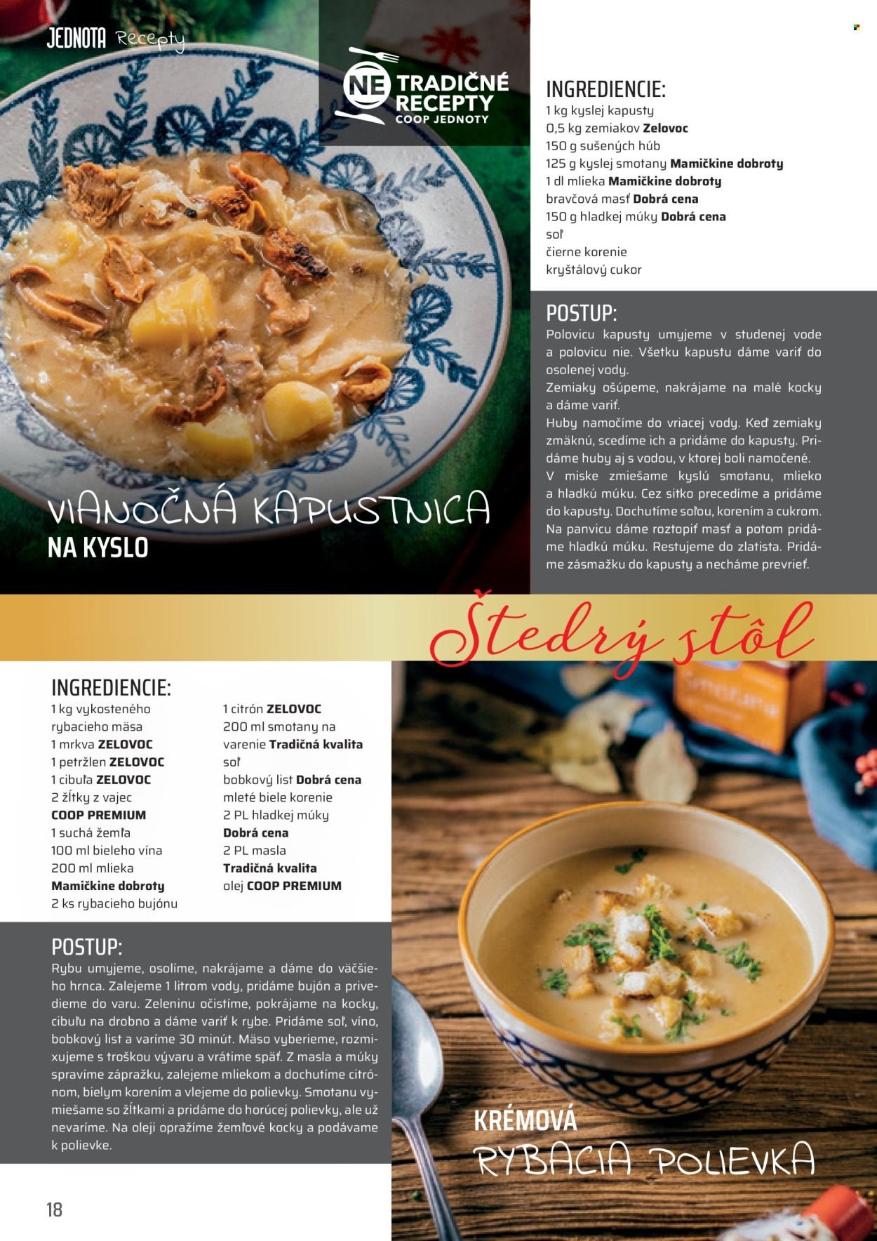 COOP JEDNOTA leták - Od pondelka 1.12.2025 (2025-12-01 - 2025-12-31) | 18