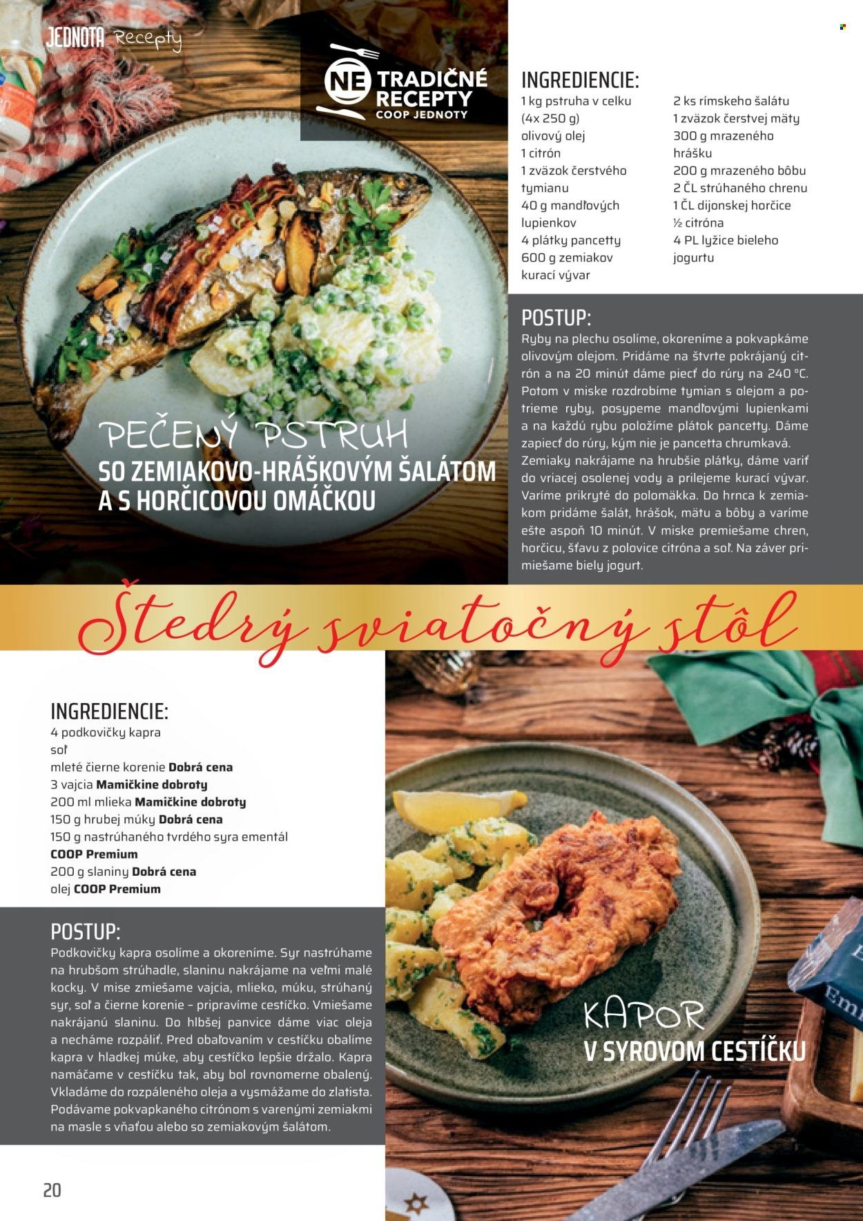 COOP JEDNOTA leták - Od pondelka 1.12.2025 (2025-12-01 - 2025-12-31) | 20