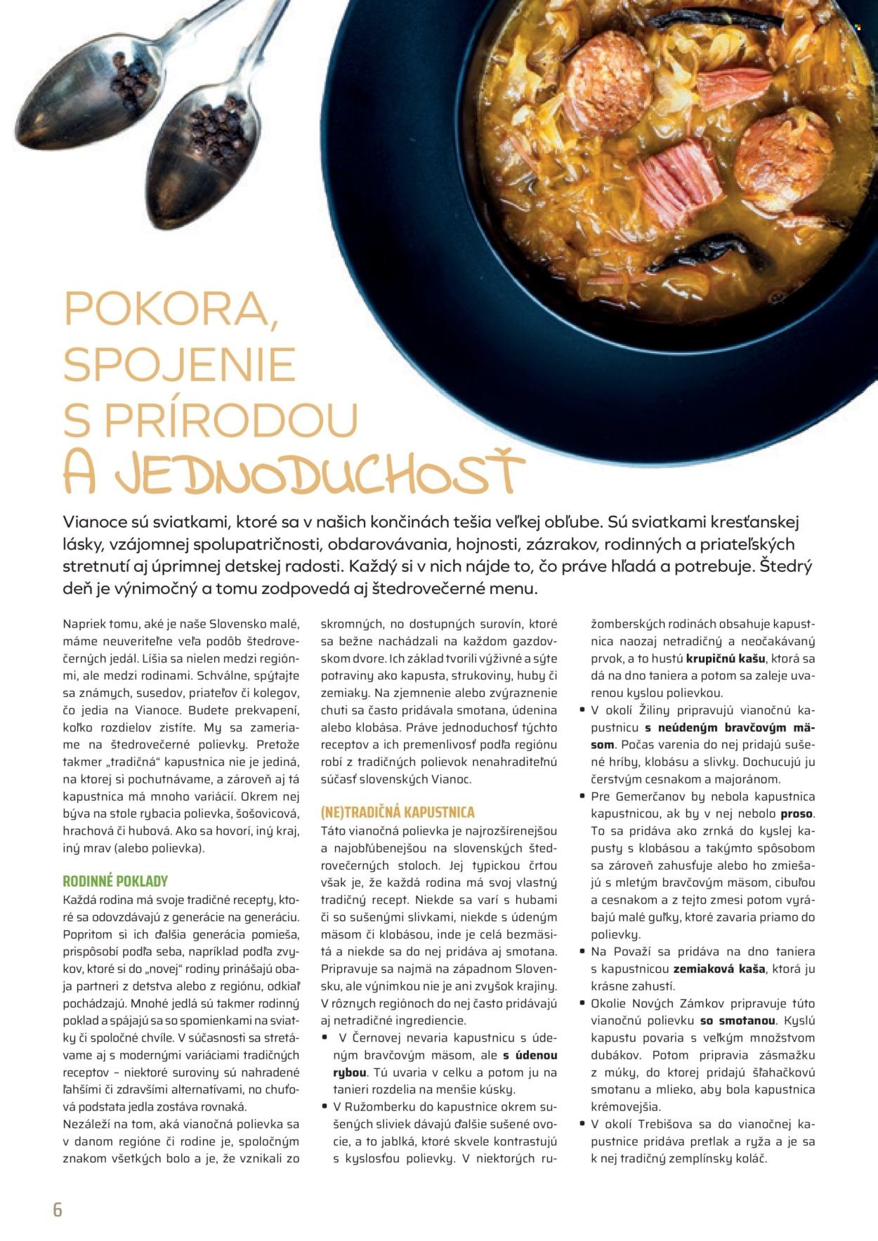 COOP JEDNOTA leták - Od pondelka 1.12.2025 (2025-12-01 - 2025-12-31) | 6