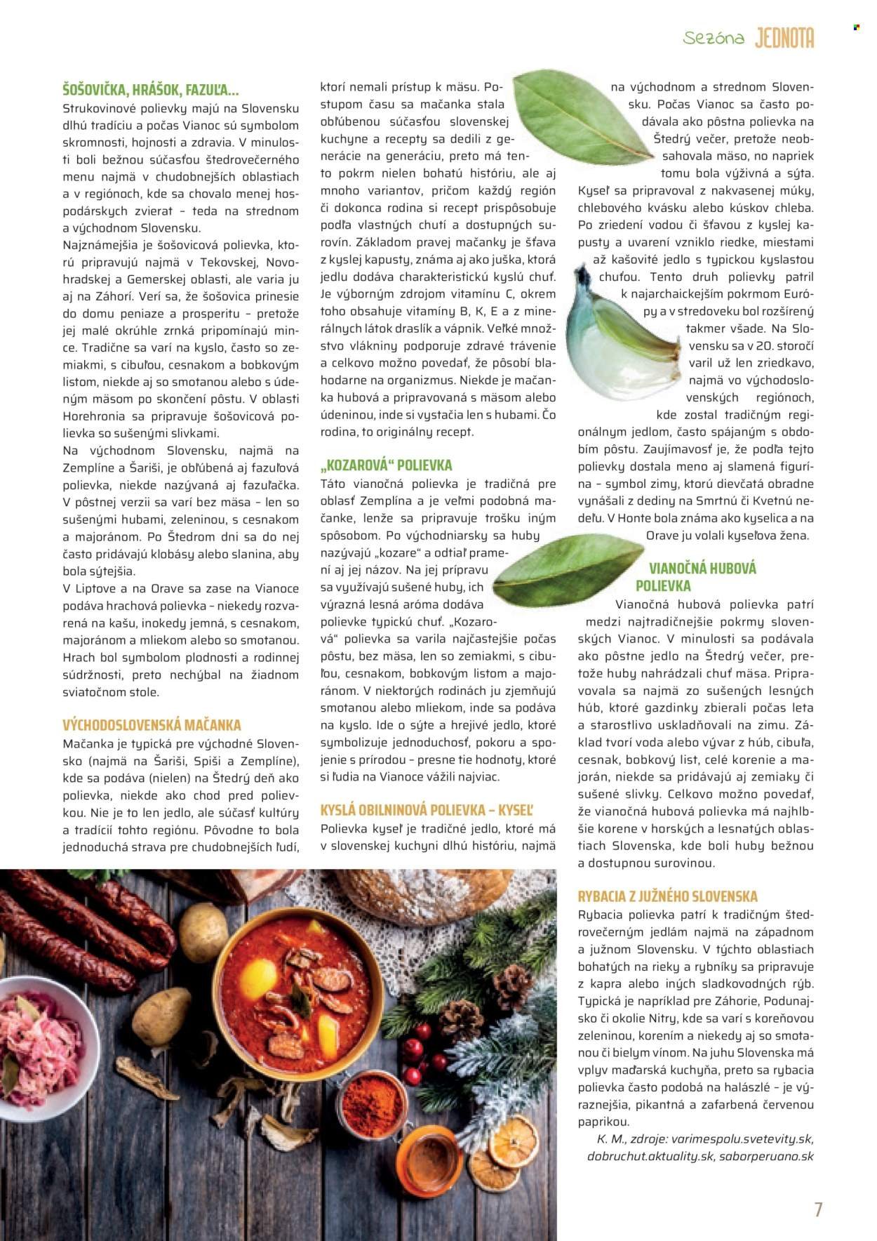 COOP JEDNOTA leták - Od pondelka 1.12.2025 (2025-12-01 - 2025-12-31) | 7