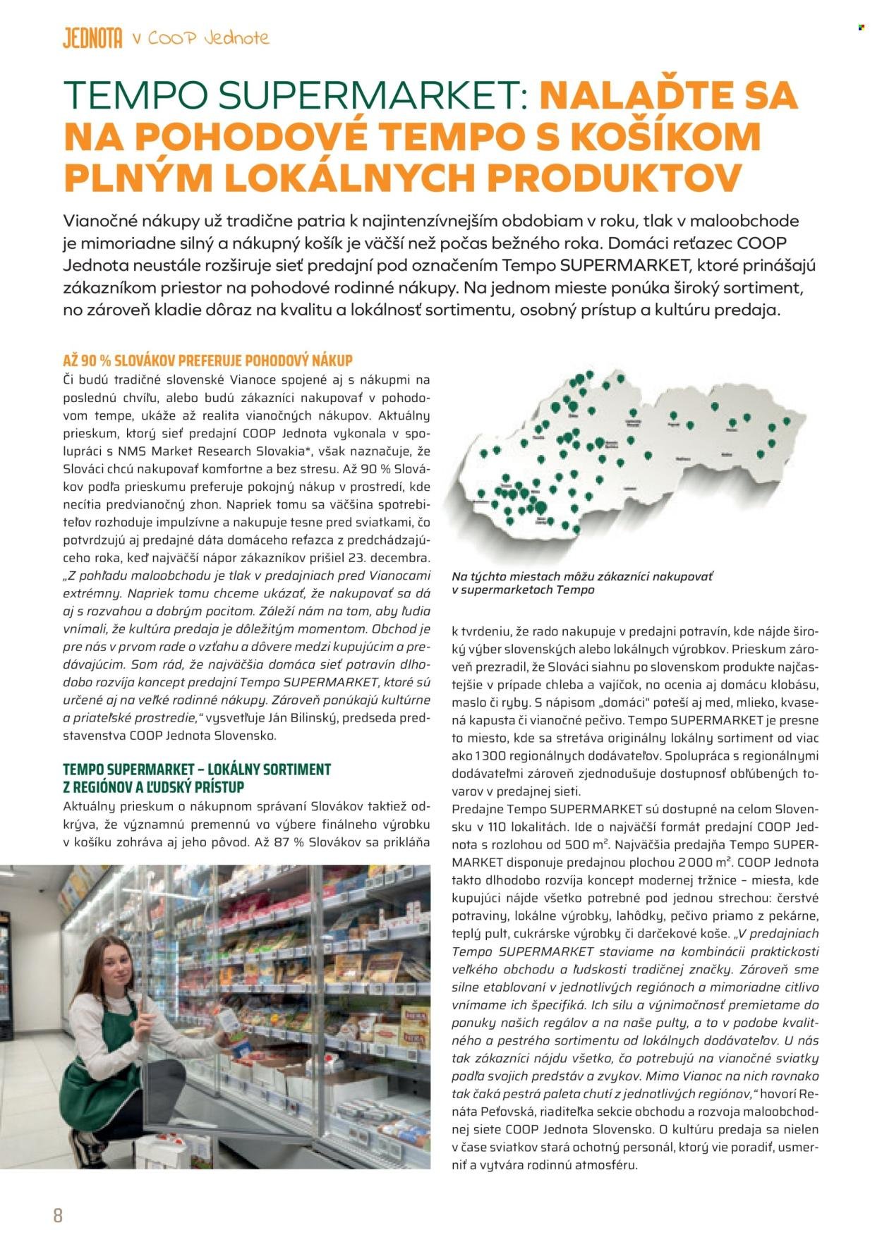 COOP JEDNOTA leták - Od pondelka 1.12.2025 (2025-12-01 - 2025-12-31) | 8