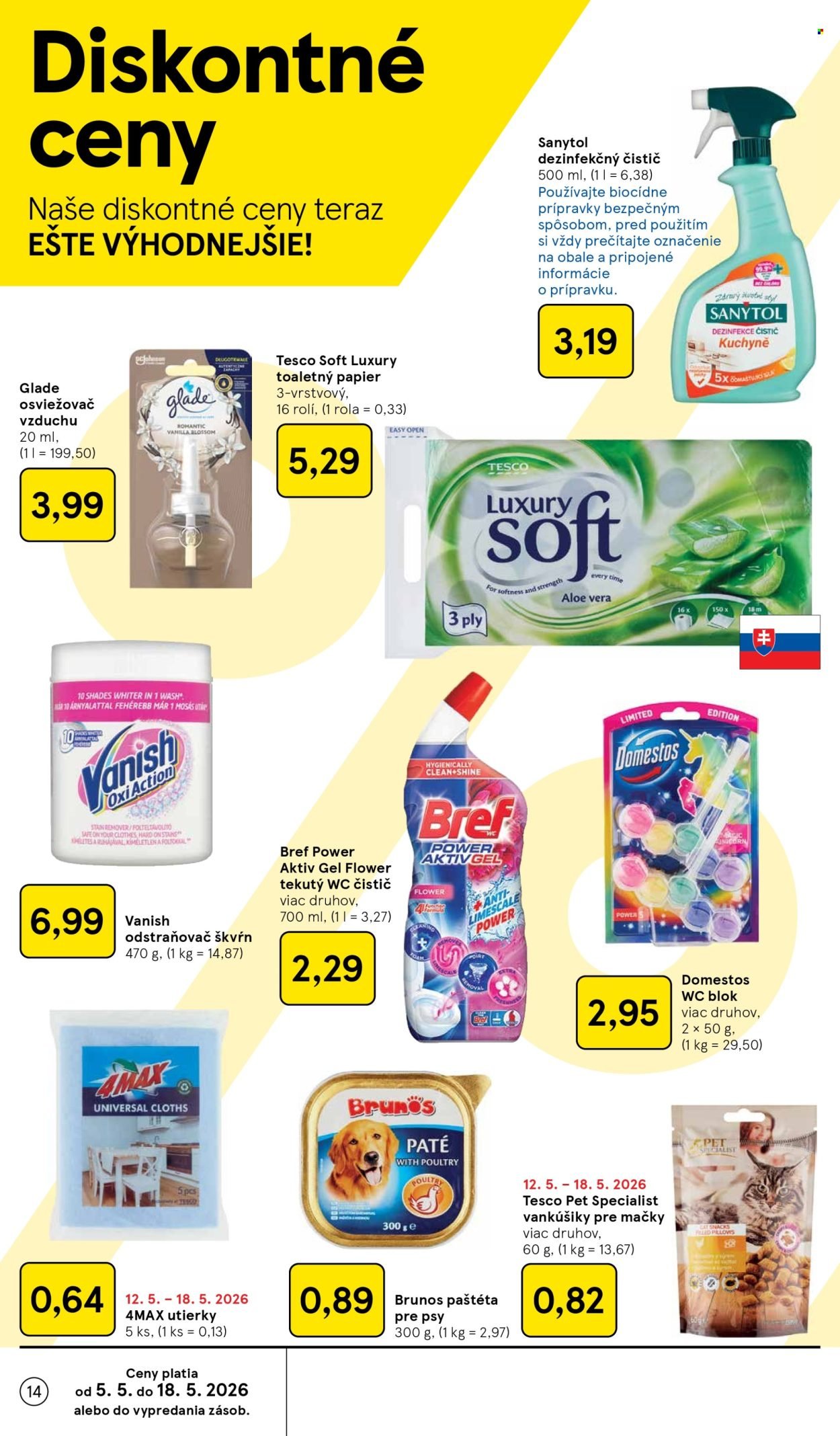 TESCO leták - Od stredy 13.5.2026 (2026-05-13 - 2026-05-19) | 14