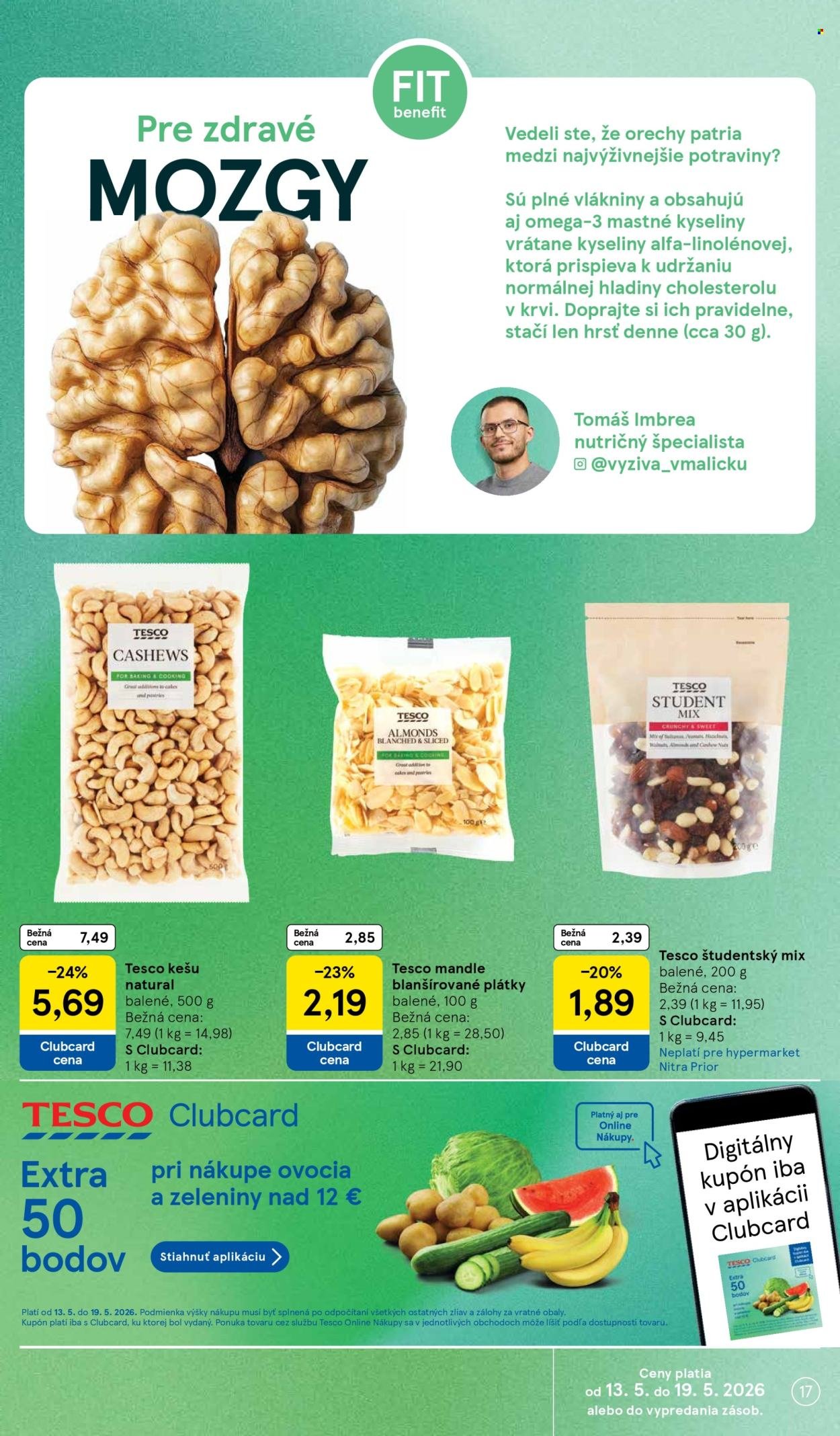 TESCO leták - Od stredy 13.5.2026 (2026-05-13 - 2026-05-19) | 17