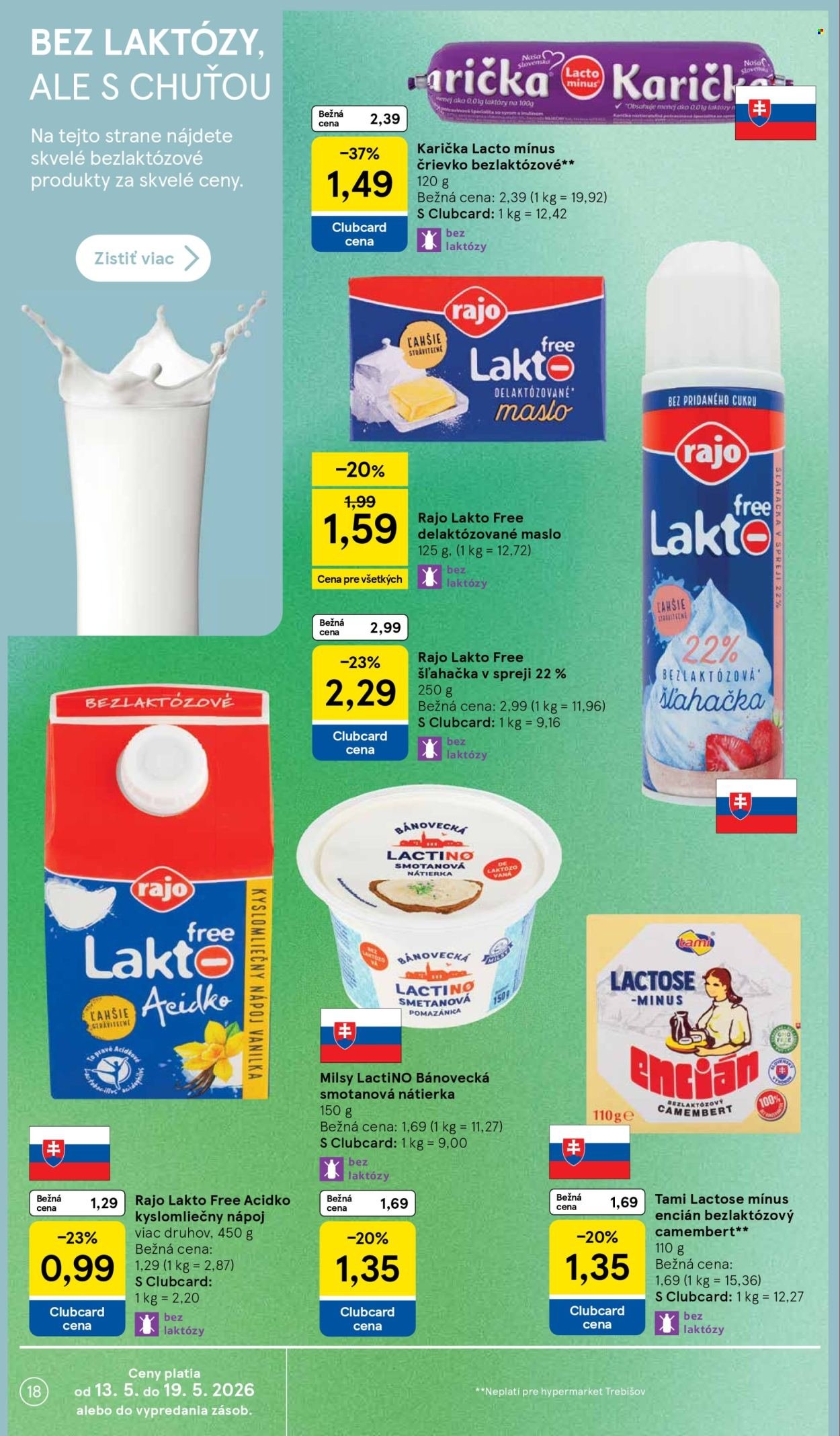 TESCO leták - Od stredy 13.5.2026 (2026-05-13 - 2026-05-19) | 18