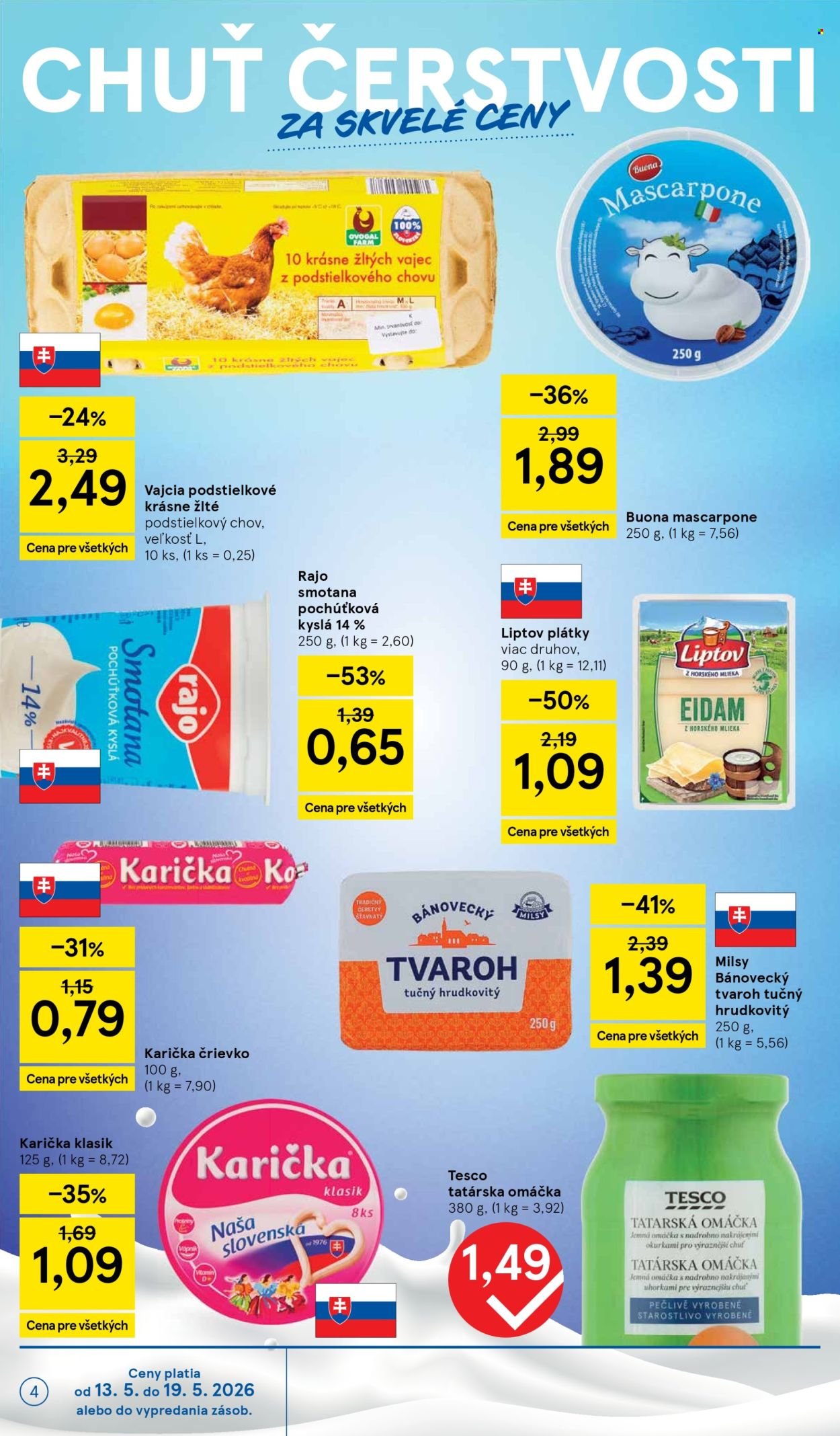 TESCO leták - Od stredy 13.5.2026 (2026-05-13 - 2026-05-19) | 4