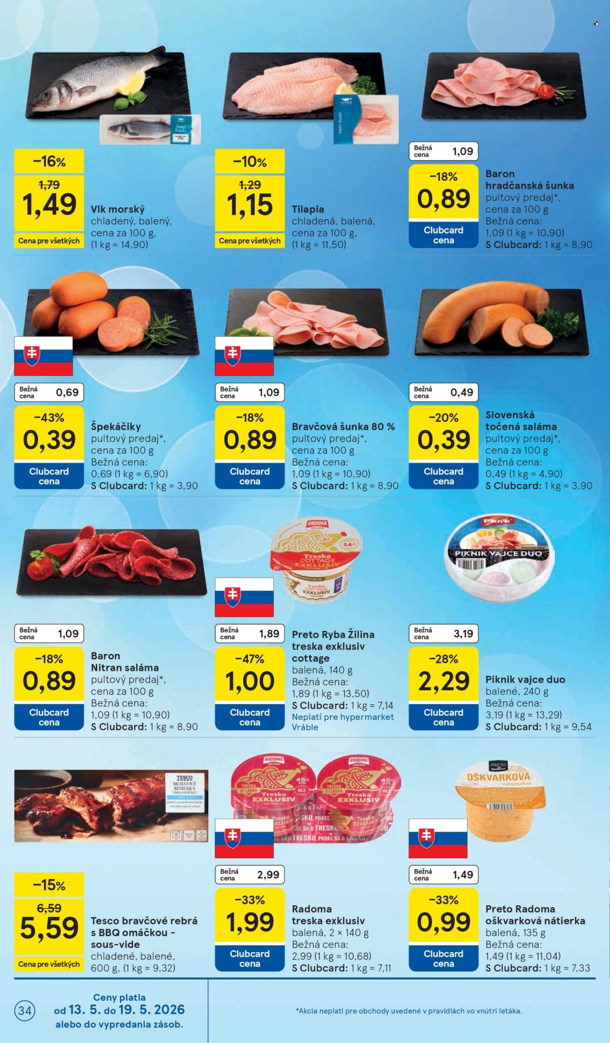 TESCO leták - Od stredy 13.5.2026 (2026-05-13 - 2026-05-19) | 34