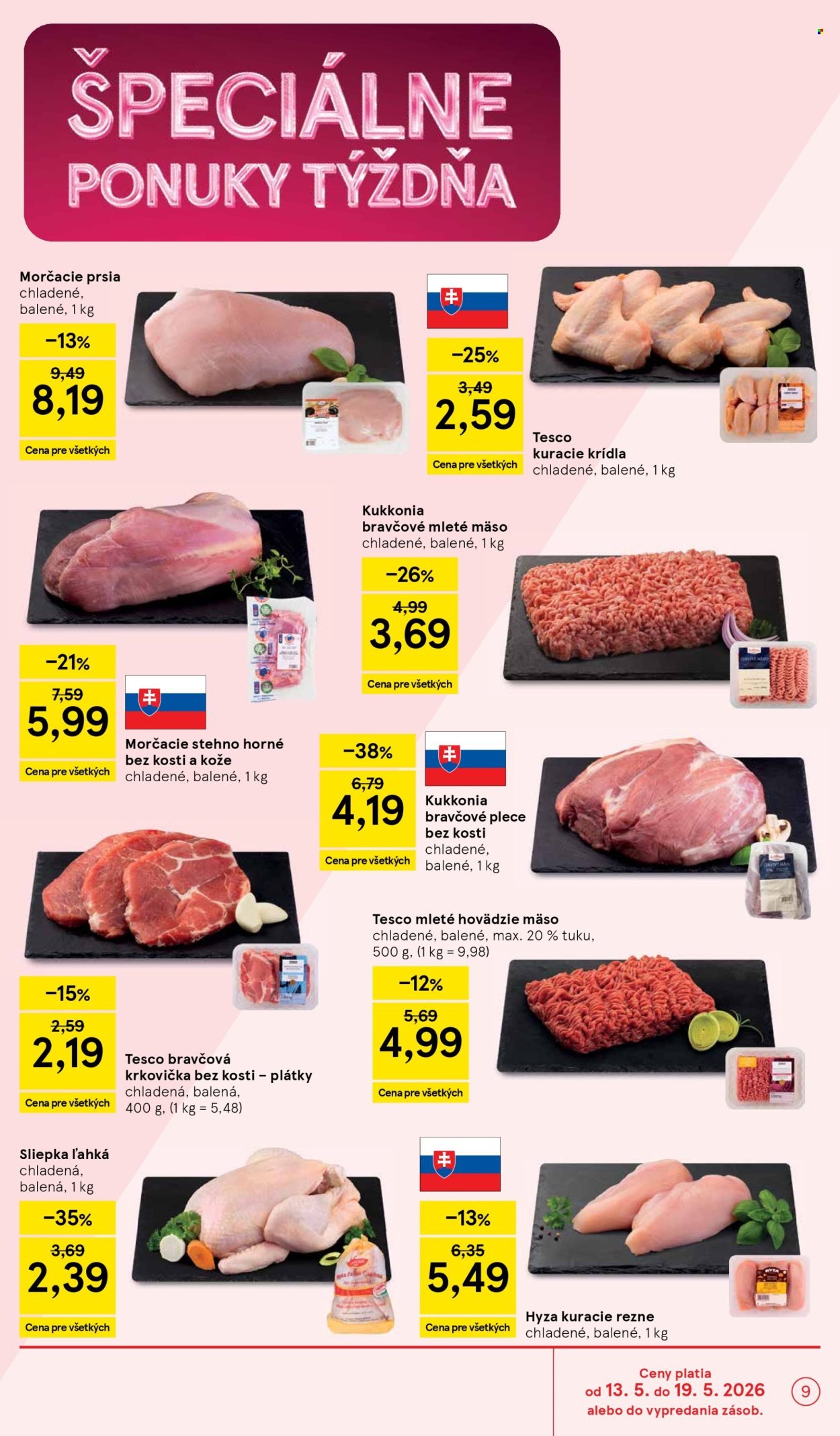 TESCO leták - Od stredy 13.5.2026 (2026-05-13 - 2026-05-19) | 9