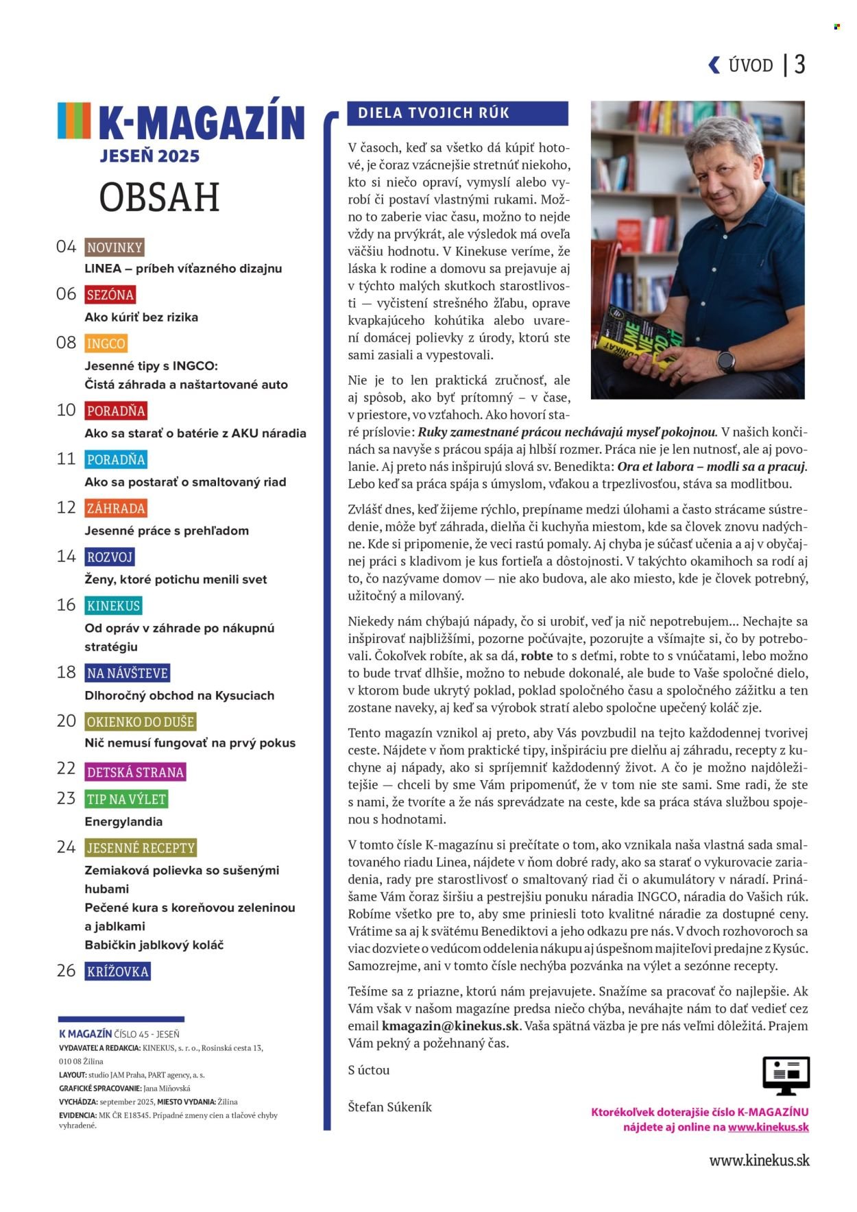 KINEKUS leták - K-Magazín Jeseň 2025 (2025-10-28) | 3