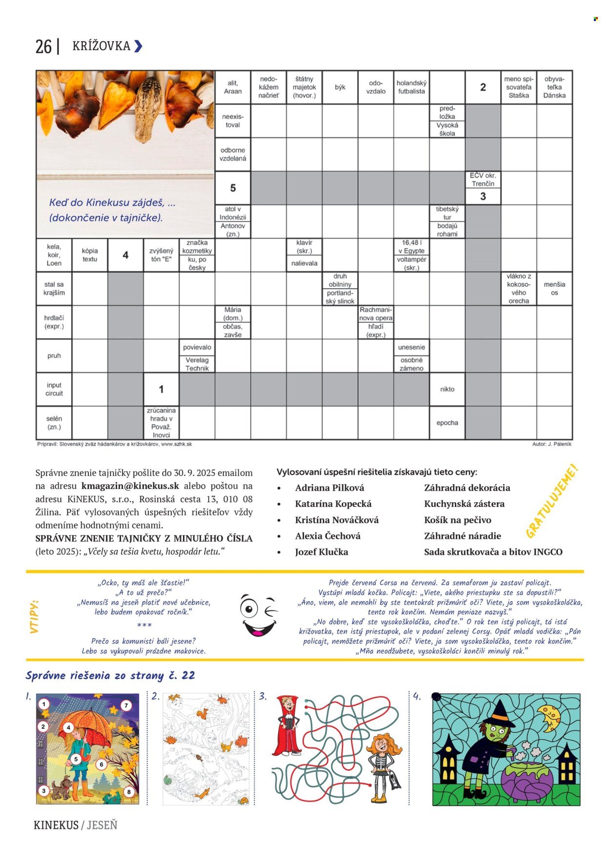 KINEKUS leták - K-Magazín Jeseň 2025 (2025-10-28) | 26