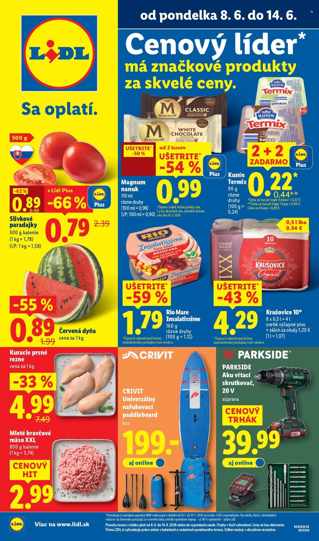 LIDL leták - Od pondelka 8.6.2026