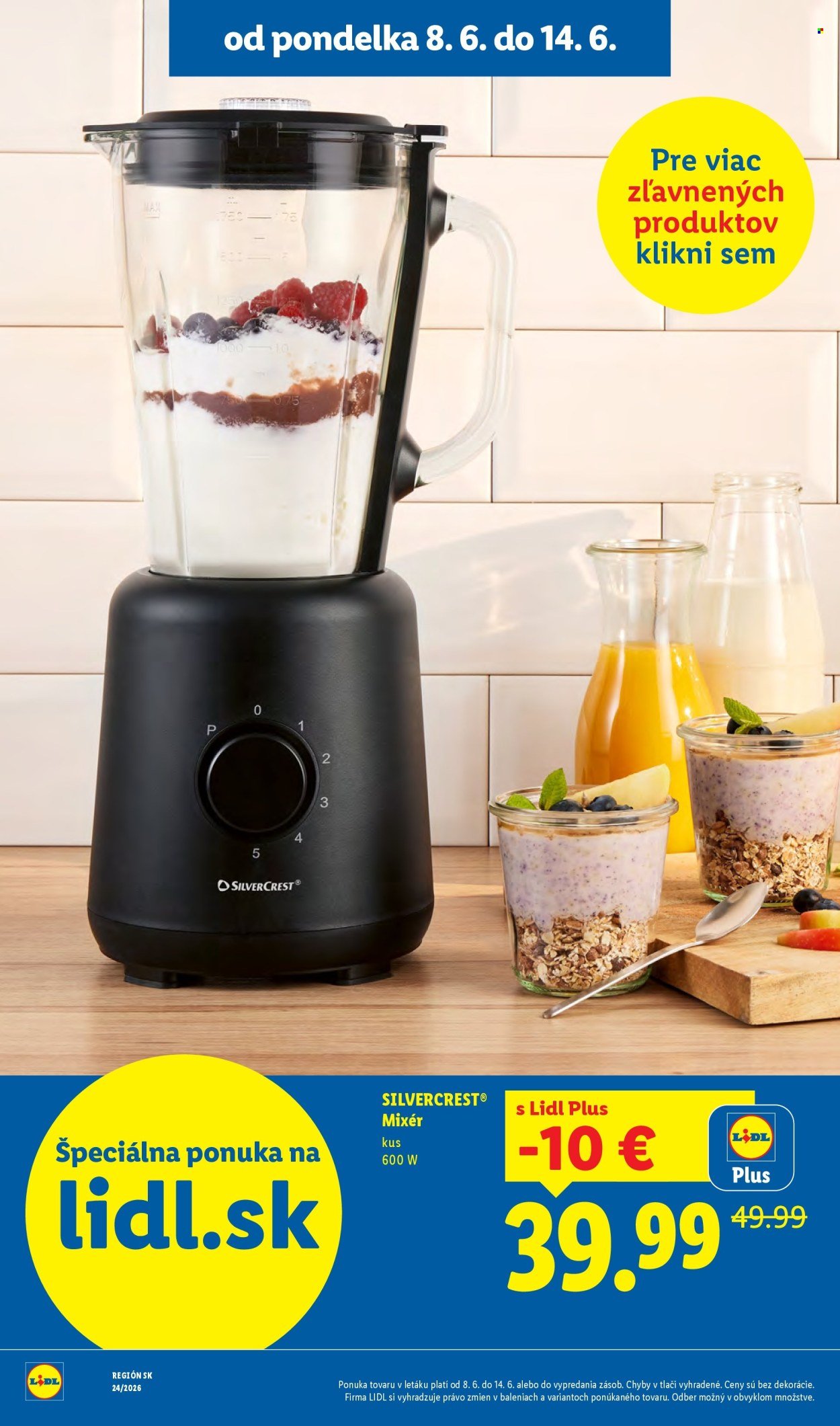 LIDL leták - Od pondelka 8.6.2026