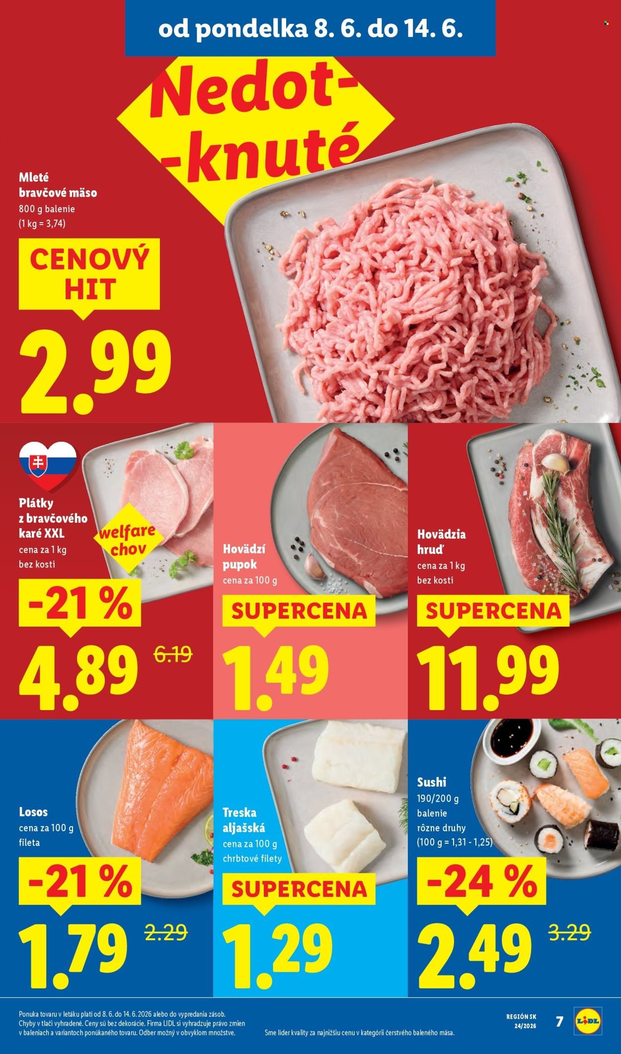 LIDL leták - Od pondelka 8.6.2026