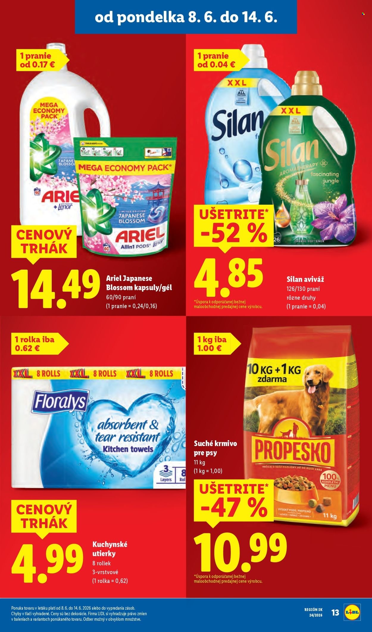 LIDL leták - Od pondelka 8.6.2026