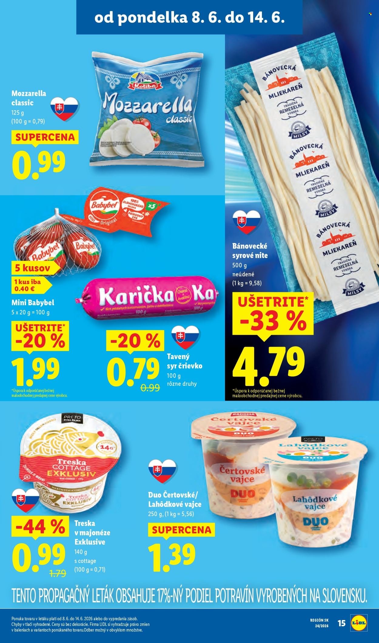 LIDL leták - Od pondelka 8.6.2026