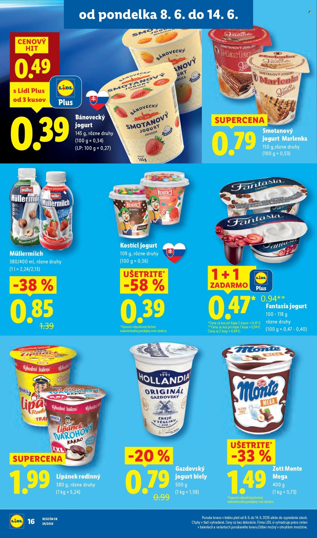 LIDL leták - Od pondelka 8.6.2026