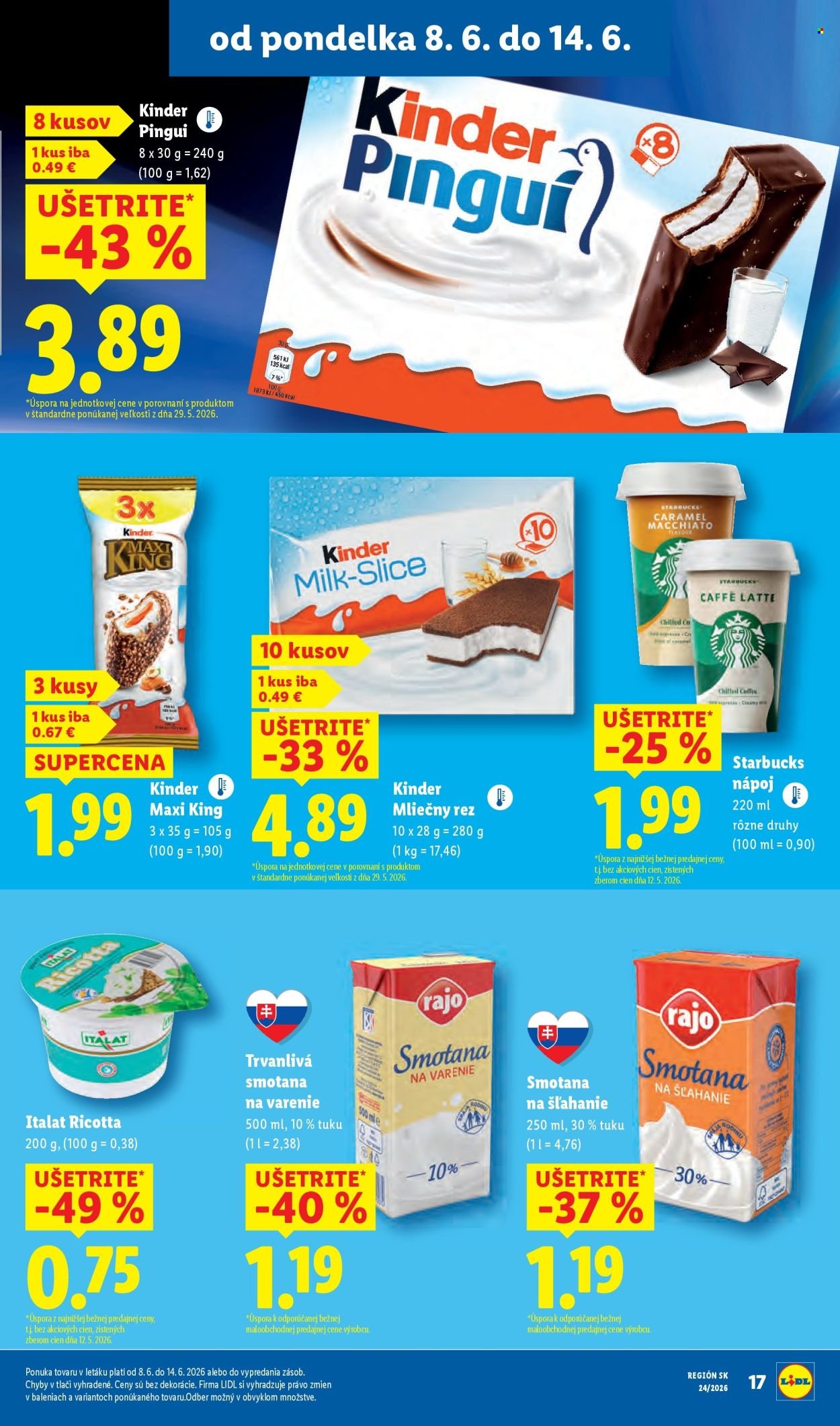 LIDL leták - Od pondelka 8.6.2026