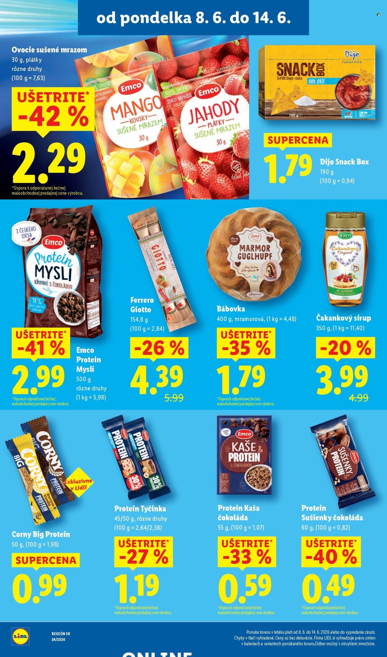 LIDL leták - Od pondelka 8.6.2026