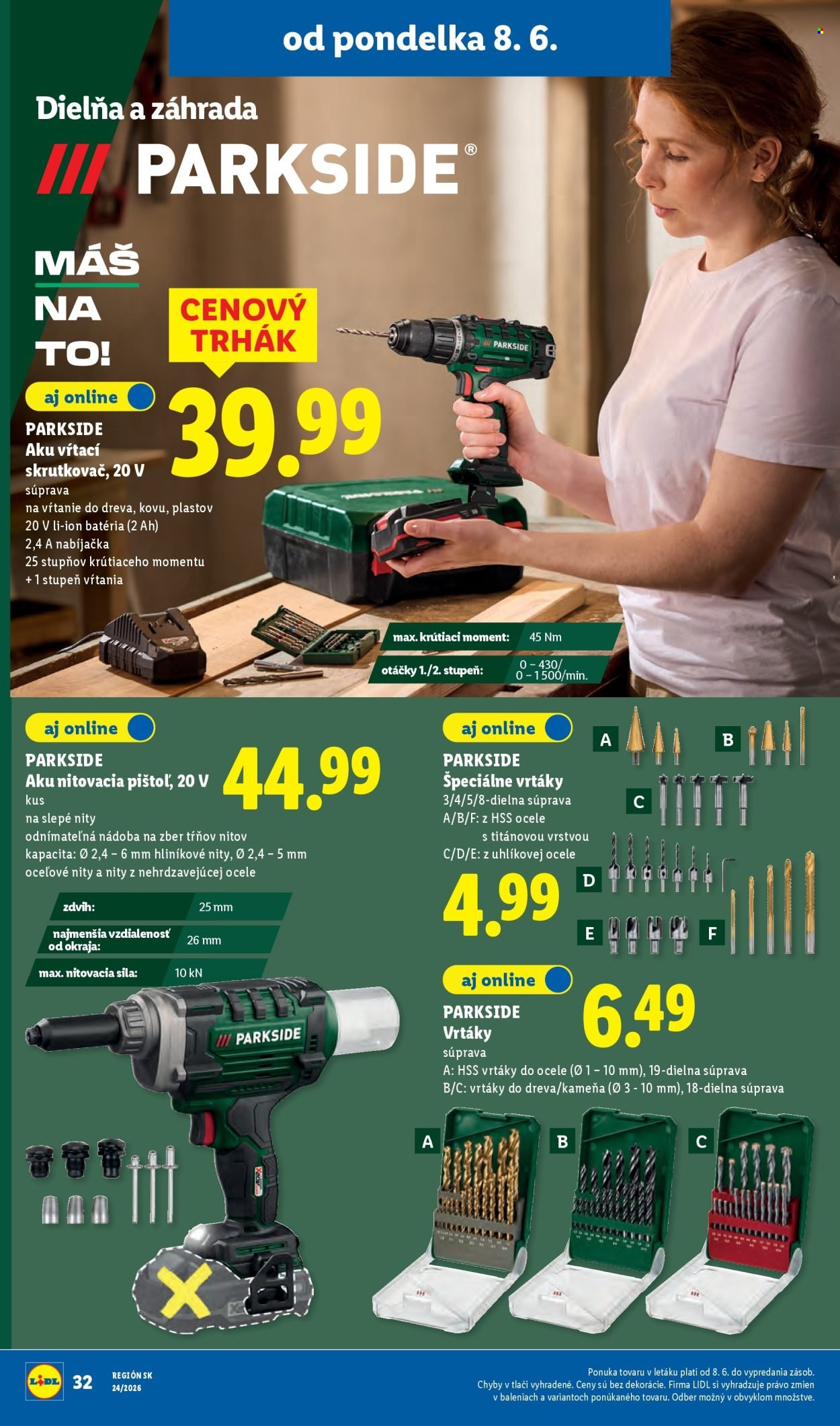 LIDL leták - Od pondelka 8.6.2026