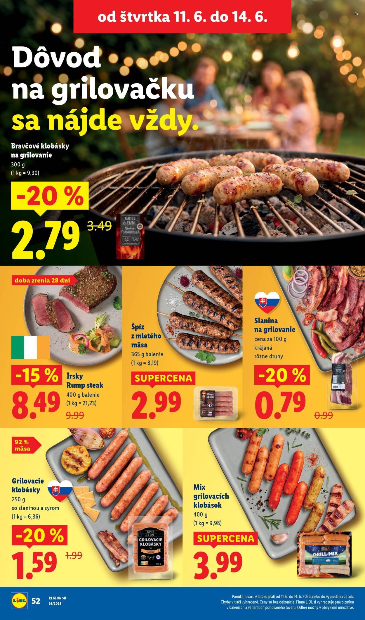 LIDL leták - Od pondelka 8.6.2026