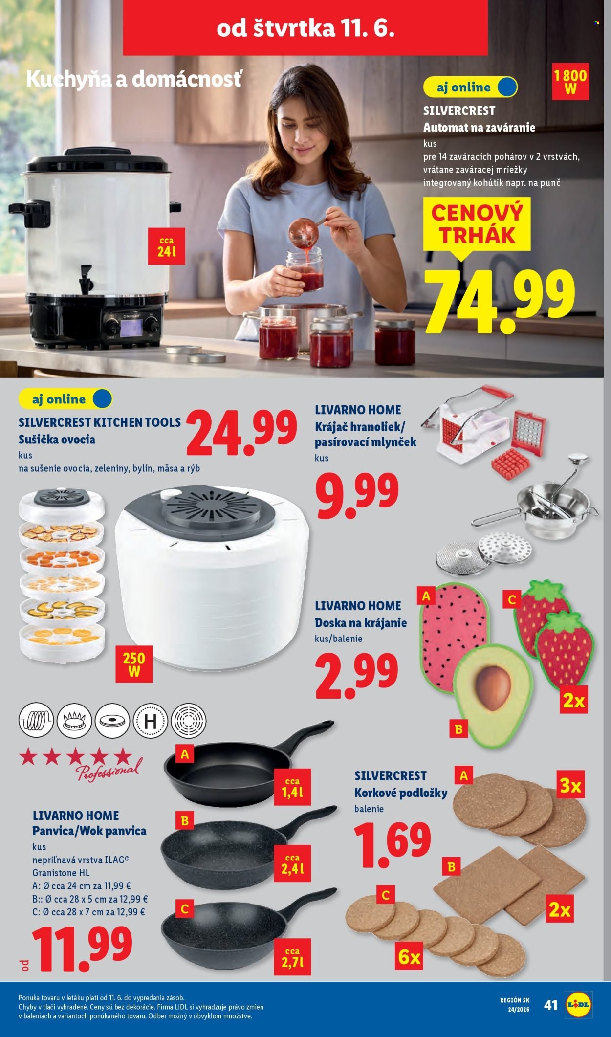LIDL leták - Od pondelka 8.6.2026