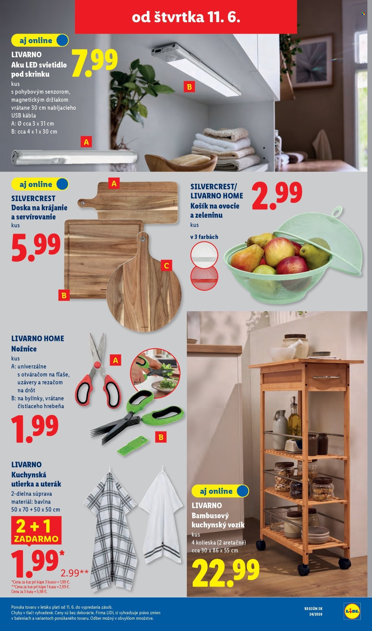 LIDL leták - Od pondelka 8.6.2026