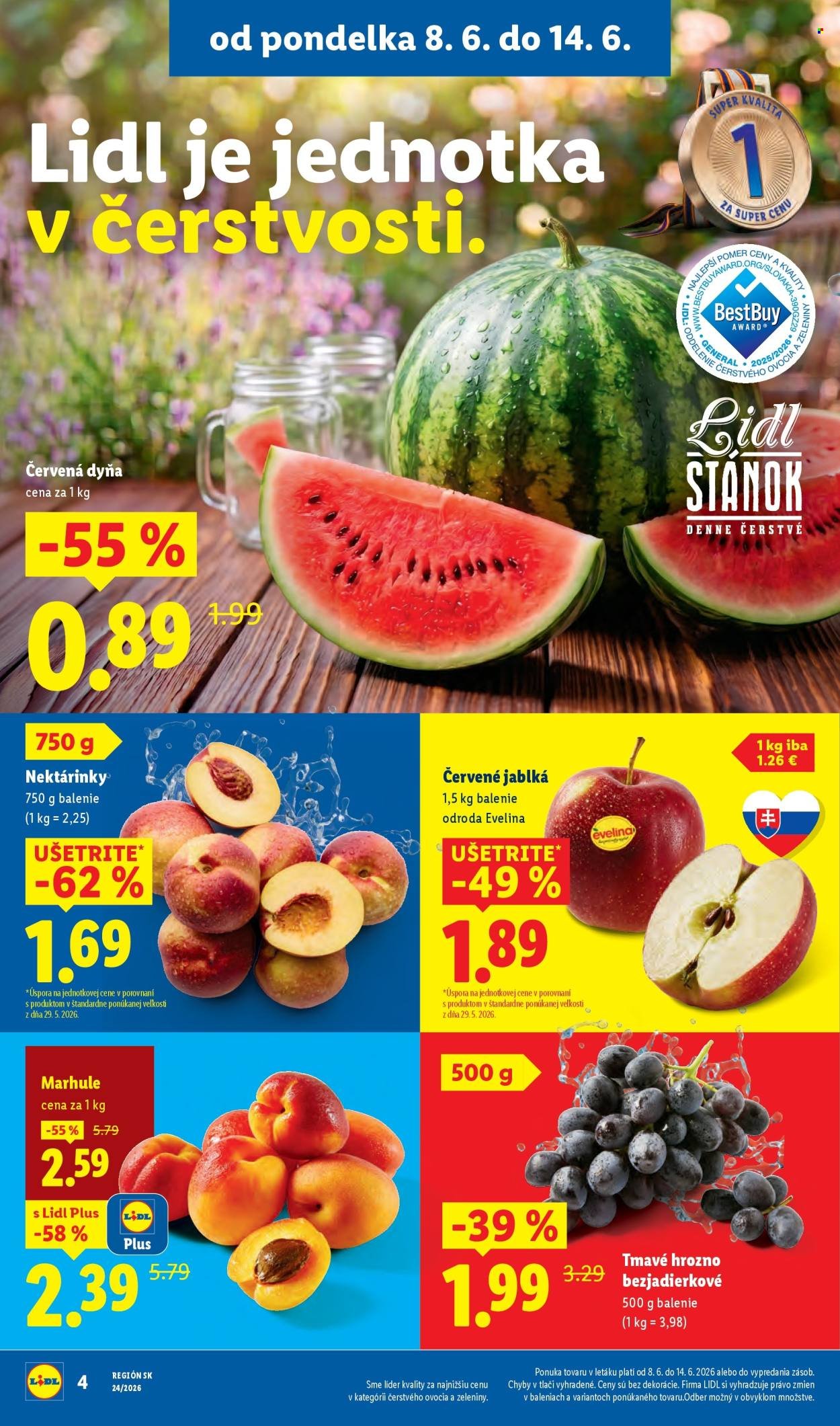 LIDL leták - Od pondelka 8.6.2026