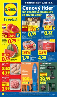 LIDL leták - Od pondelka 8.6.2026