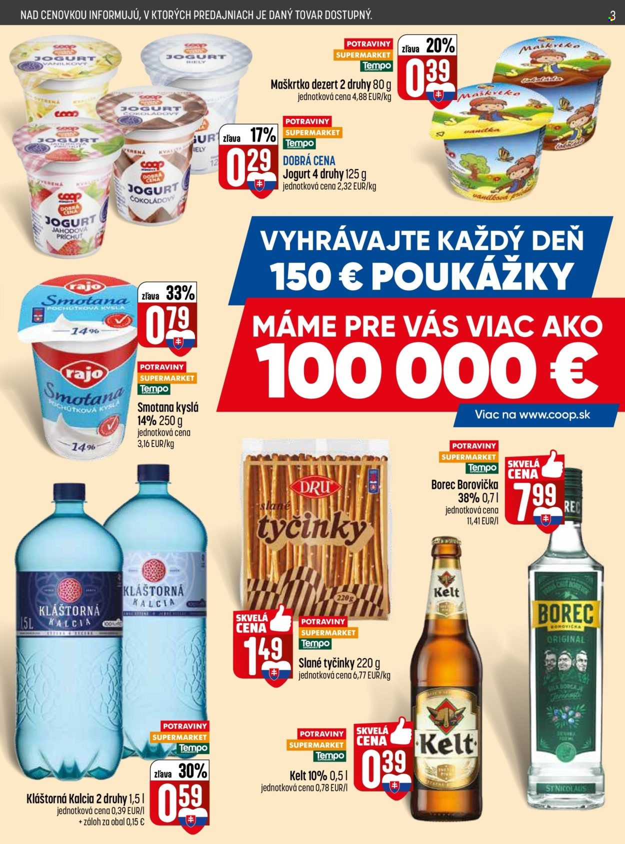COOP JEDNOTA leták - Od štvrtka 9.4.2026 (2026-04-09 - 2026-04-15) | 3