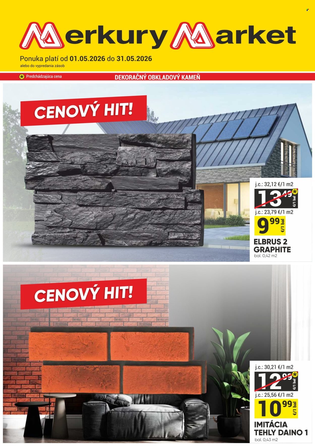 MERKURY MARKET leták - CENOVÝ HIT! (2026-05-01 - 2026-05-31) | 1