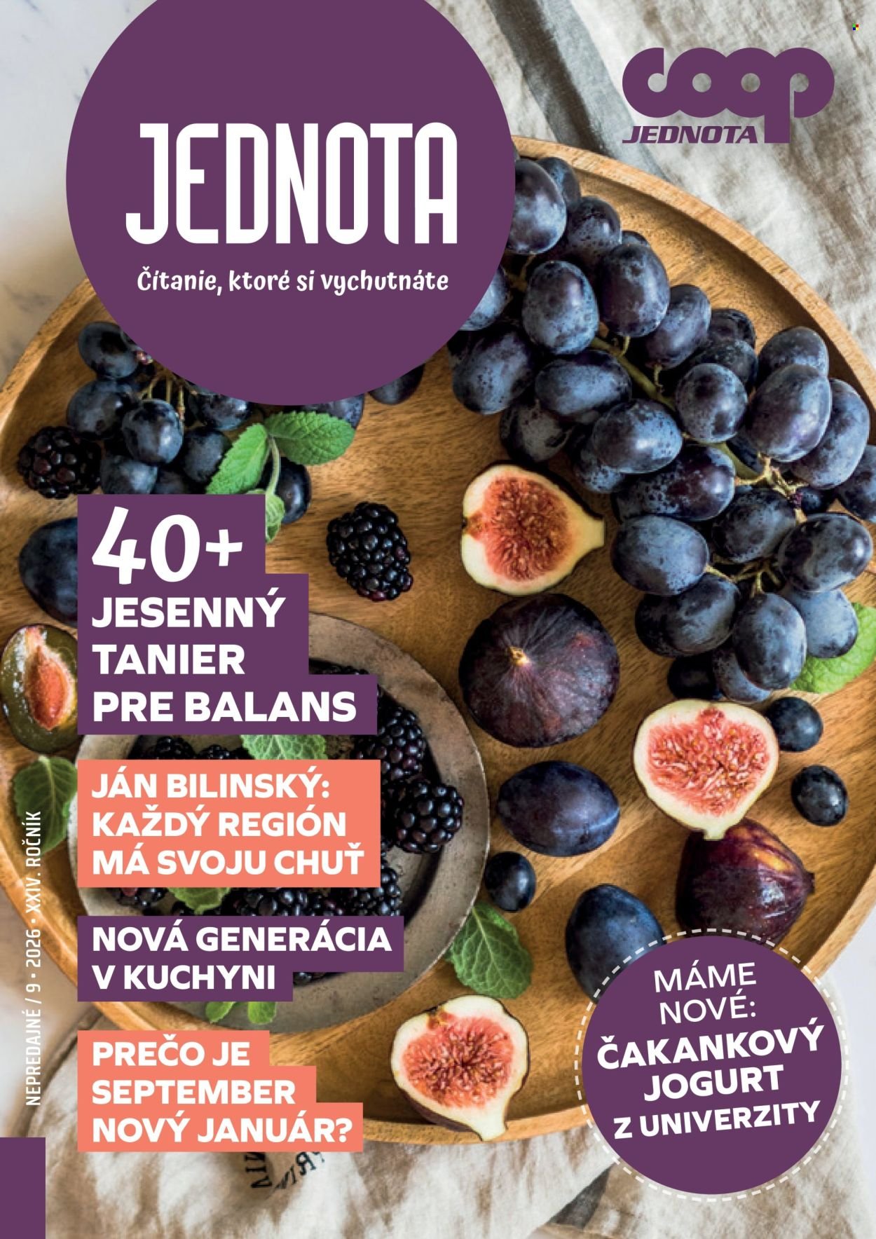 COOP JEDNOTA leták - Od utorka 1.9.2026