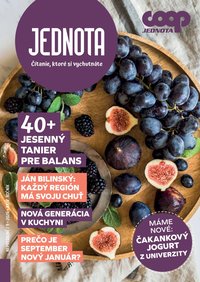 COOP JEDNOTA leták - Od utorka 1.9.2026